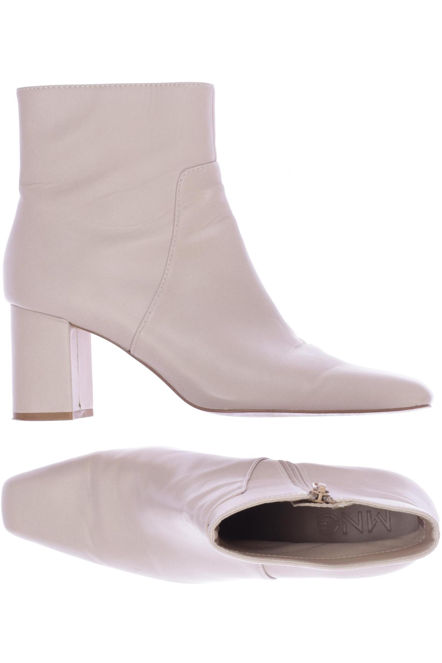 

Mango Damen Stiefelette, beige, Gr. 39