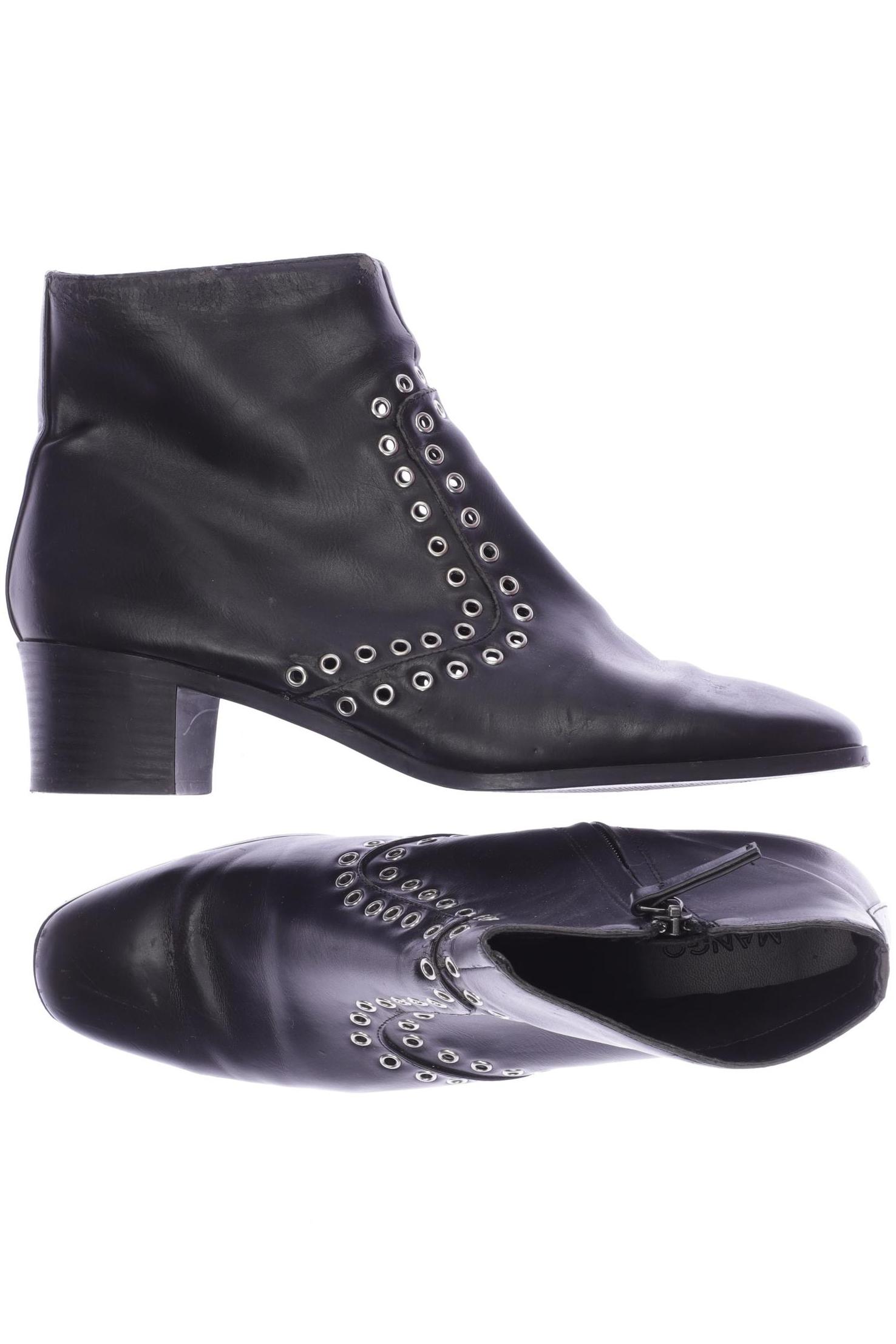 

MANGO Damen Stiefelette, schwarz