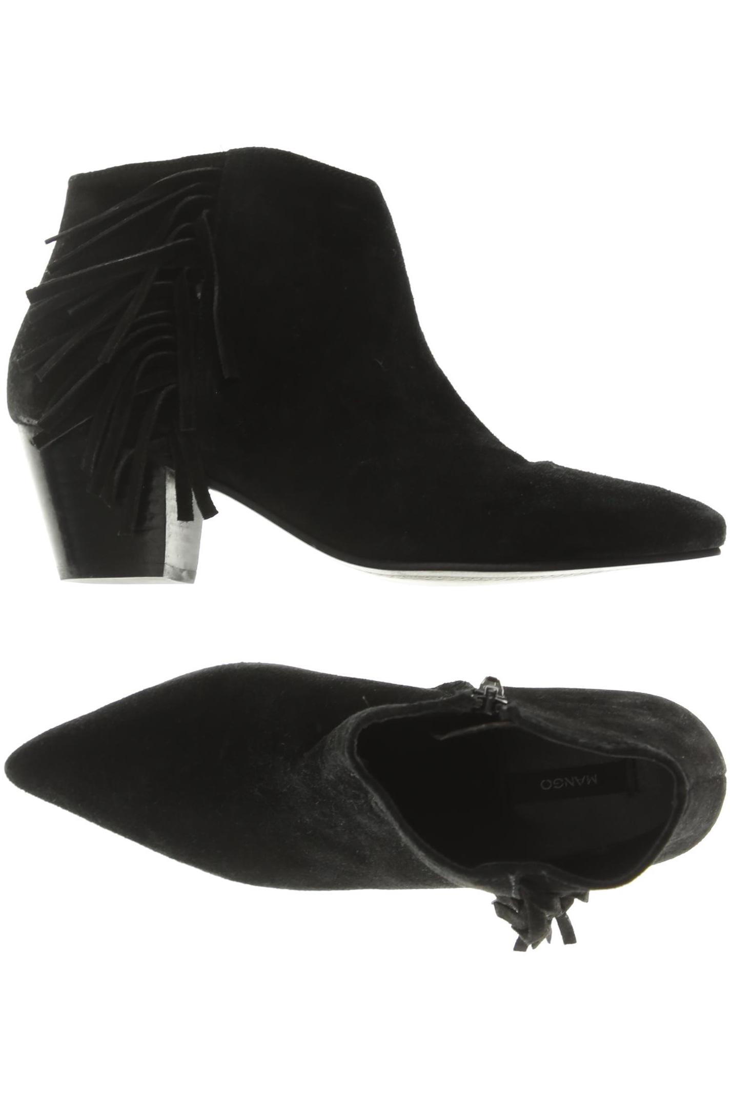 

Mango Damen Stiefelette, schwarz, Gr. 36