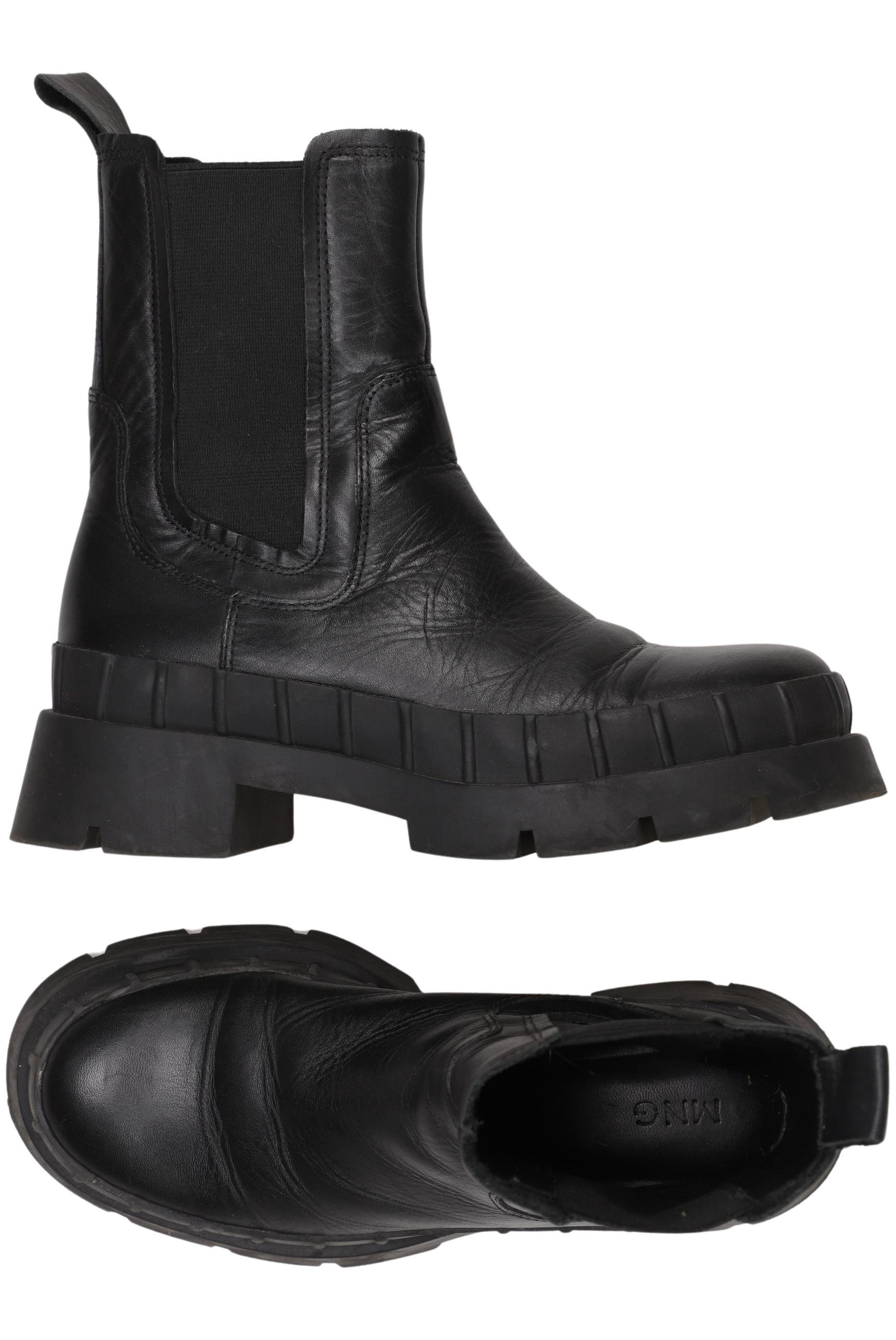 

Mango Damen Stiefelette, schwarz, Gr. 36