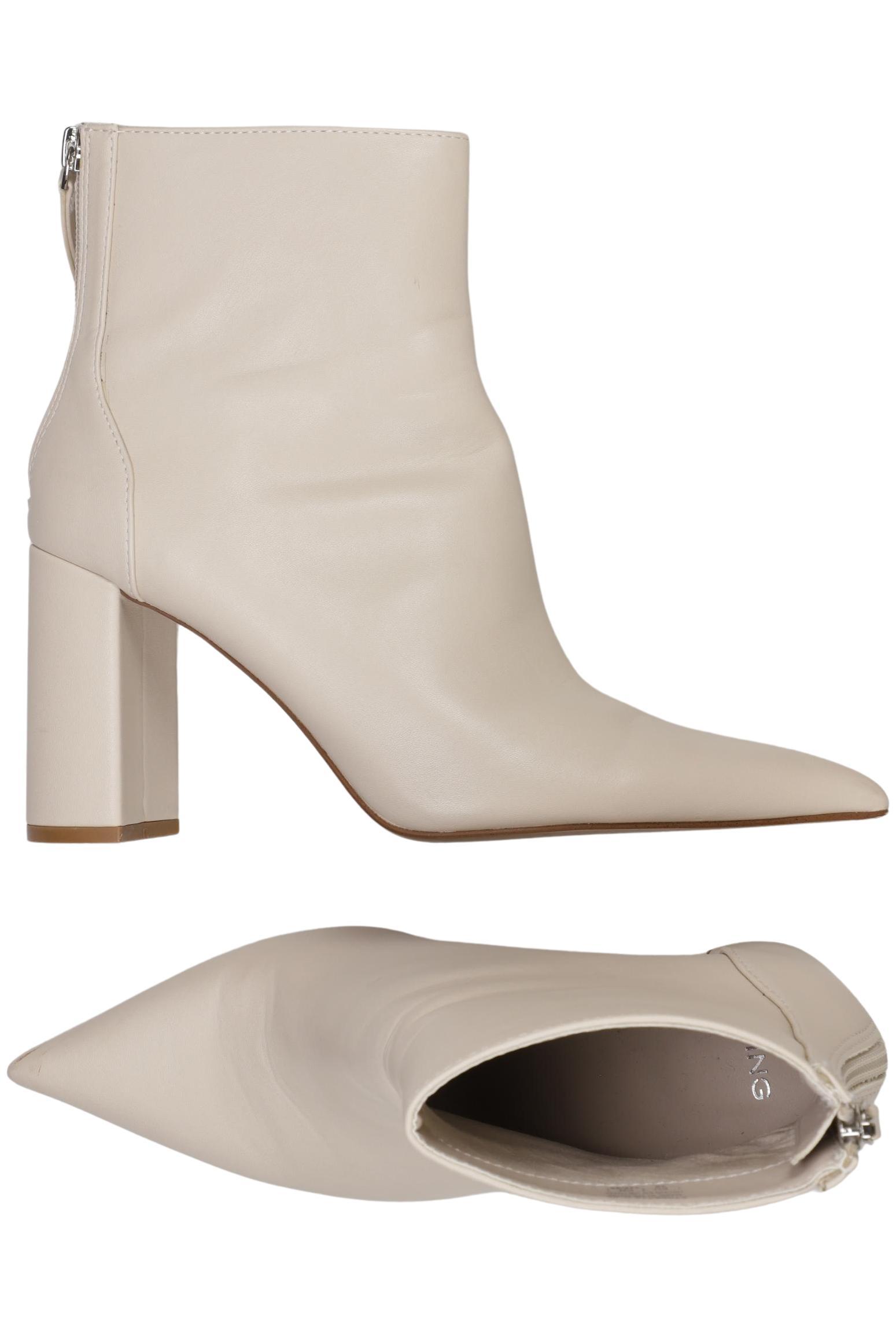 

Mango Damen Stiefelette, beige, Gr. 39