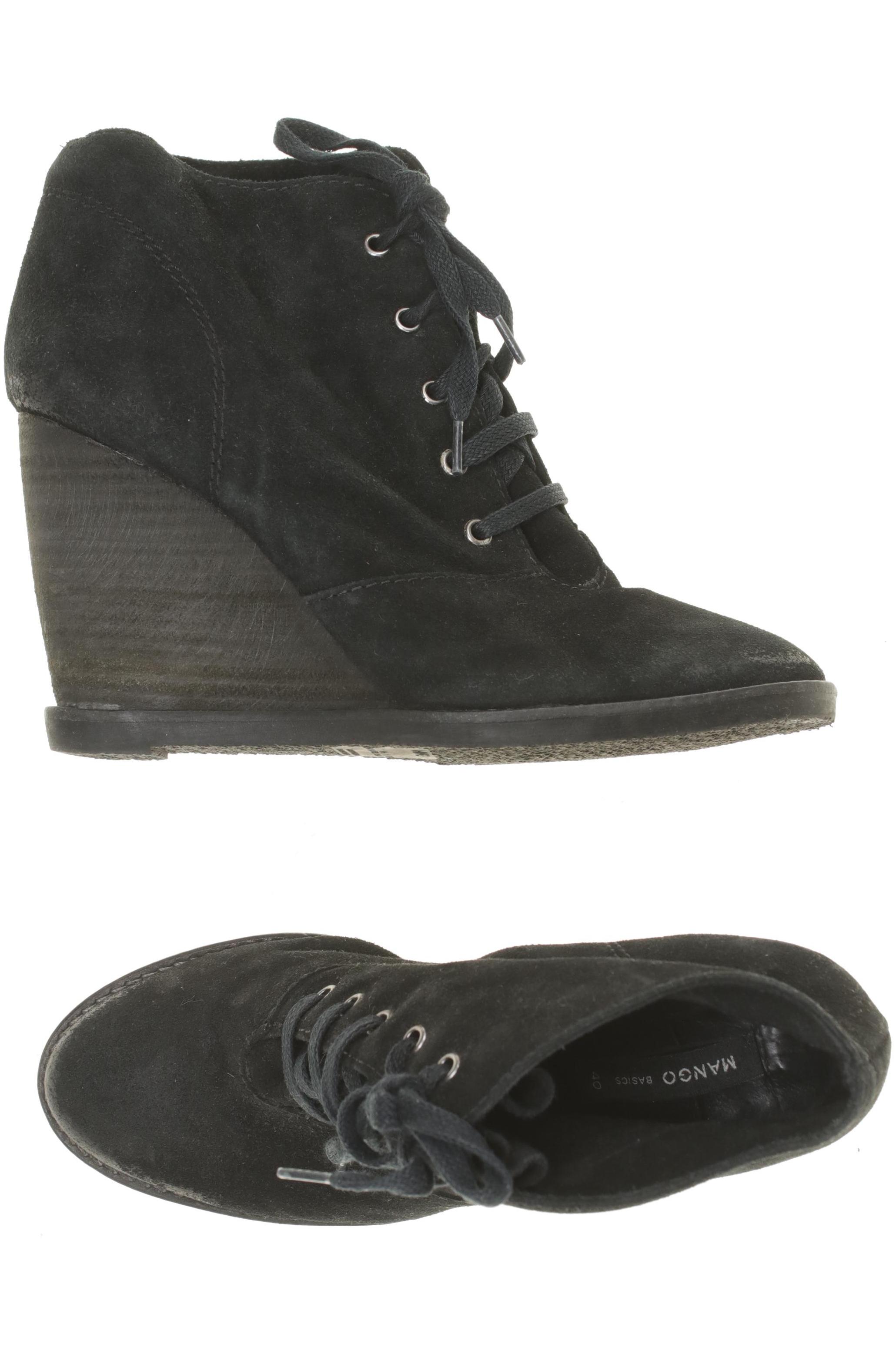 

Mango Damen Stiefelette, schwarz, Gr. 40