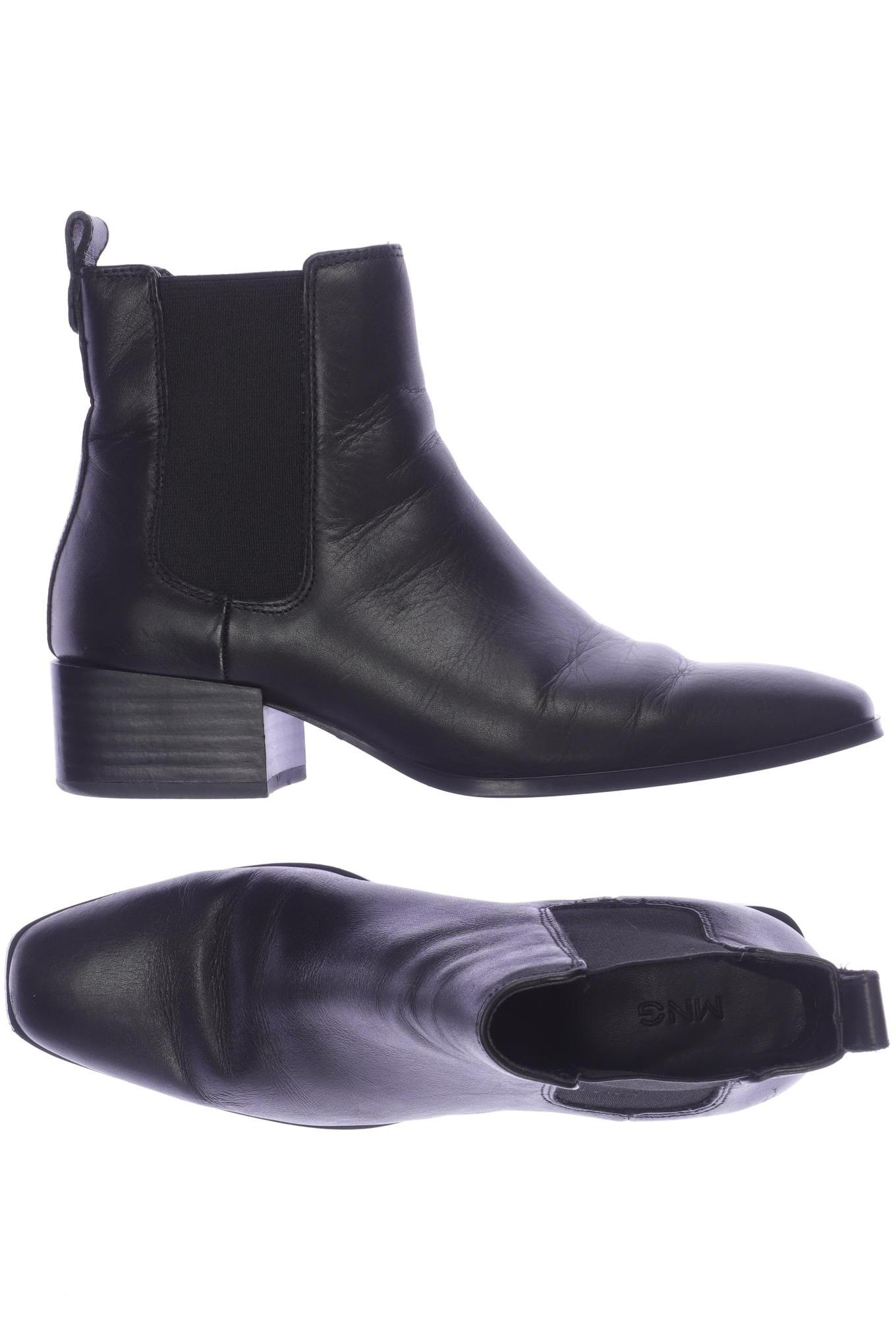 

MANGO Damen Stiefelette, schwarz