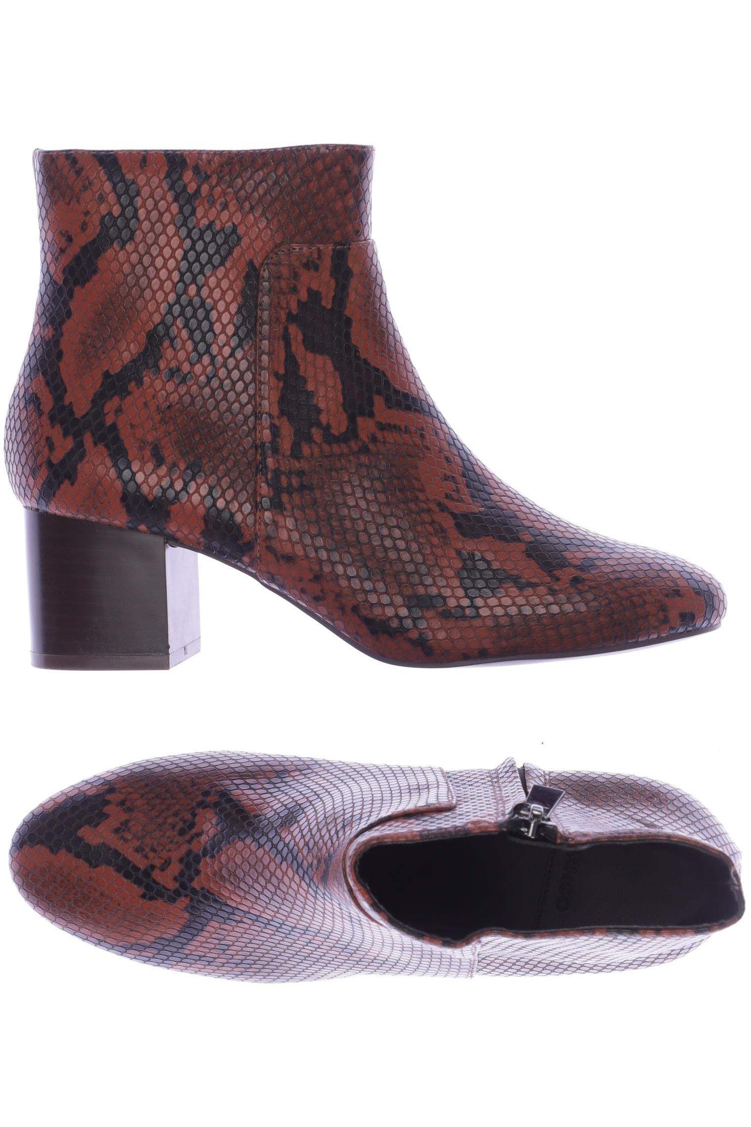 

MANGO Damen Stiefelette, orange