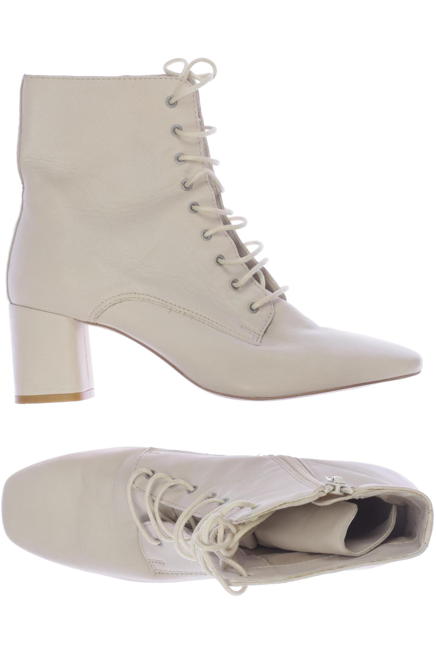 

MANGO Damen Stiefelette, beige