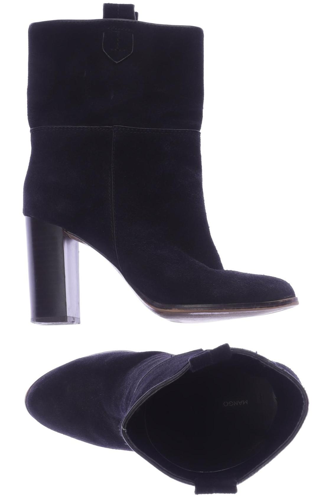 

MANGO Damen Stiefelette, marineblau