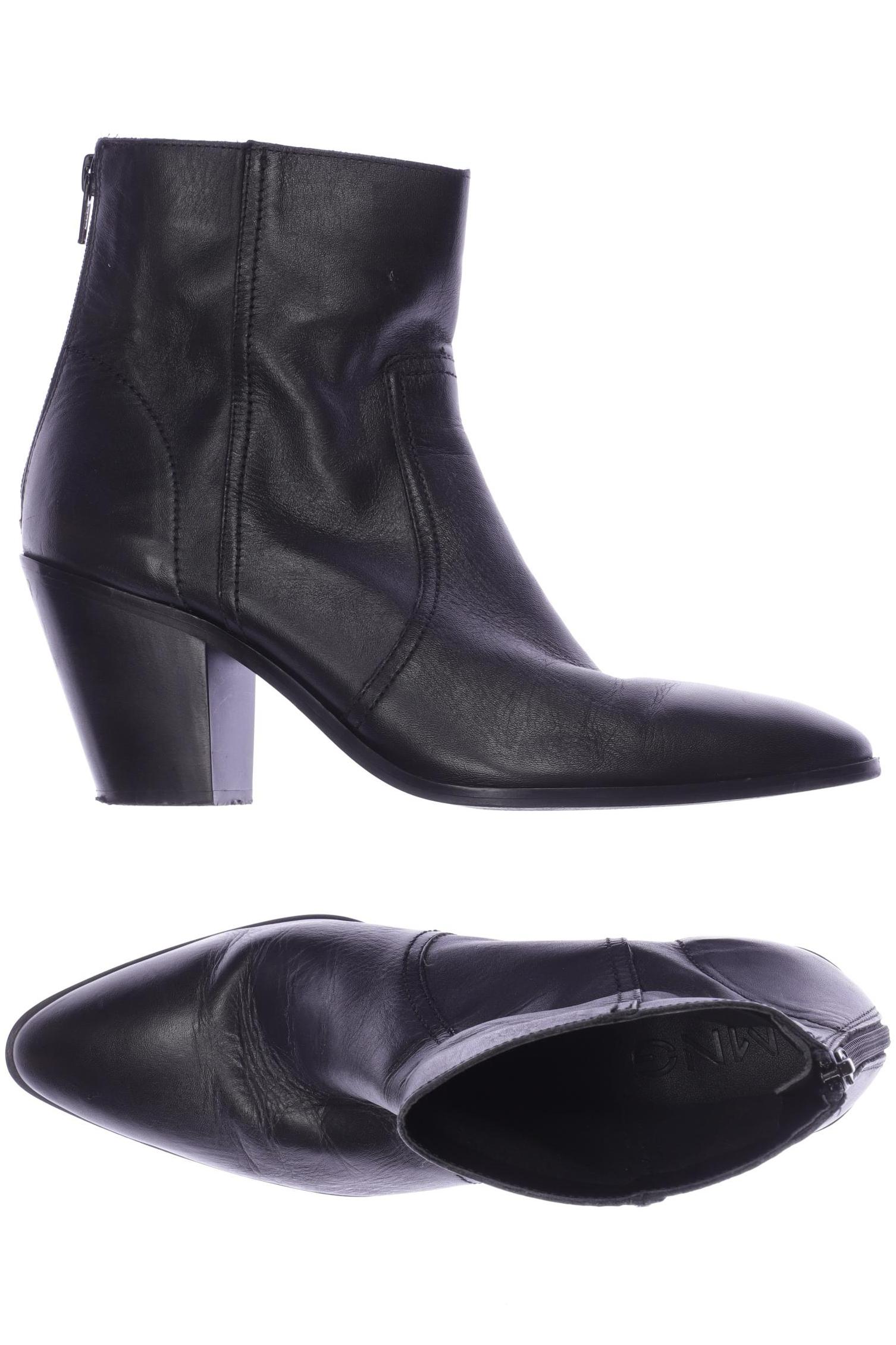 

MANGO Damen Stiefelette, schwarz
