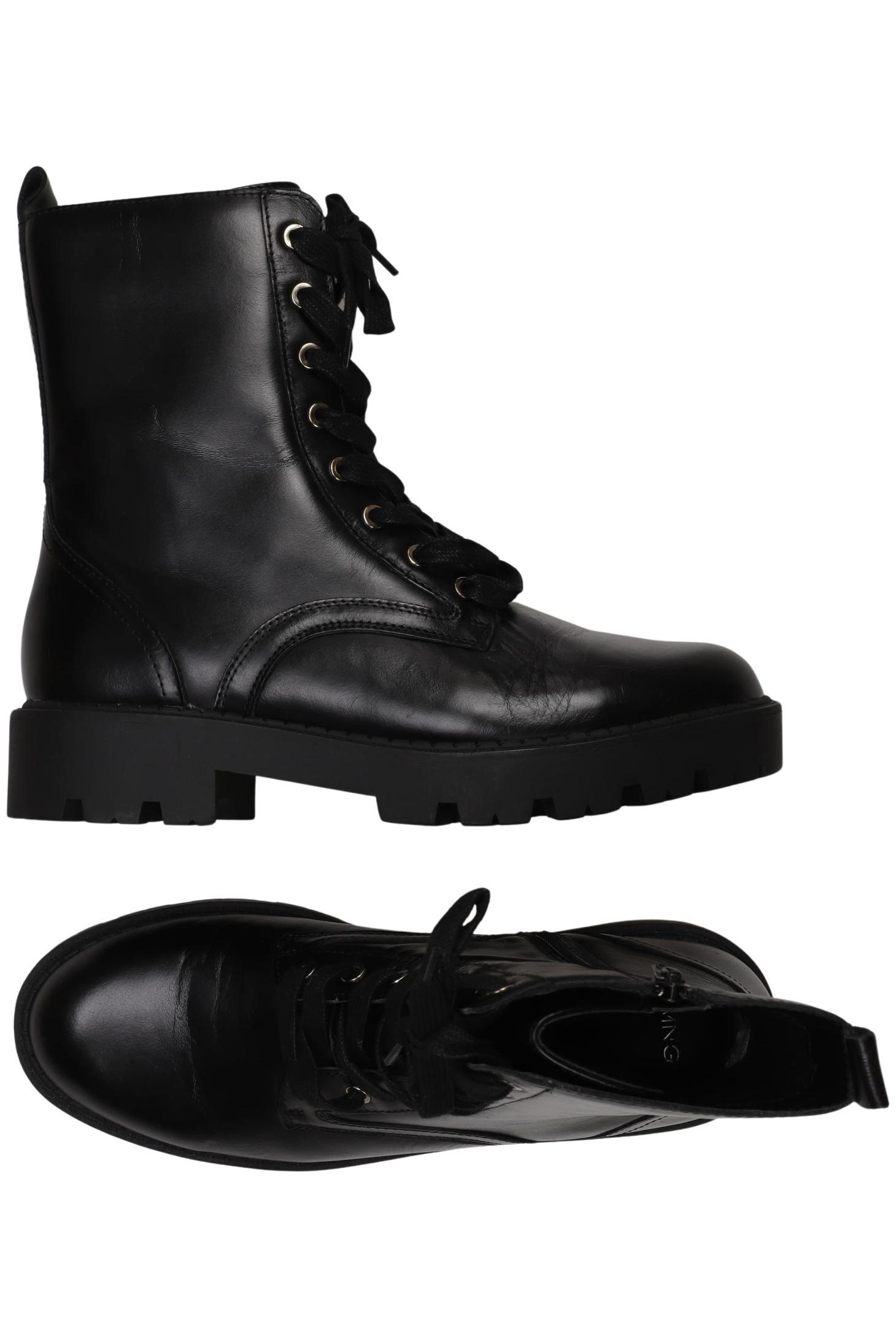 

Mango Damen Stiefelette, schwarz, Gr. 38