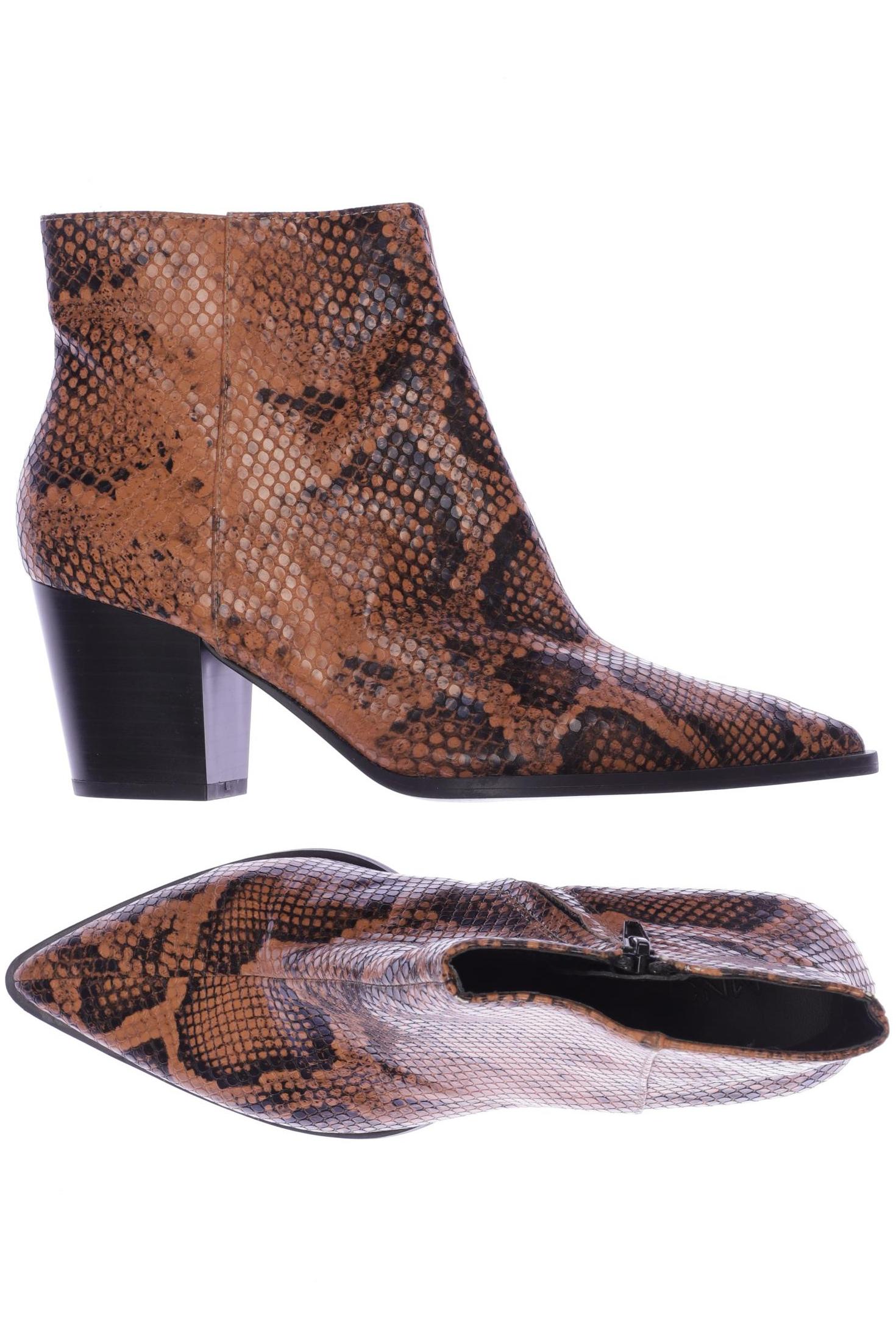 

Mango Damen Stiefelette, orange, Gr. 38