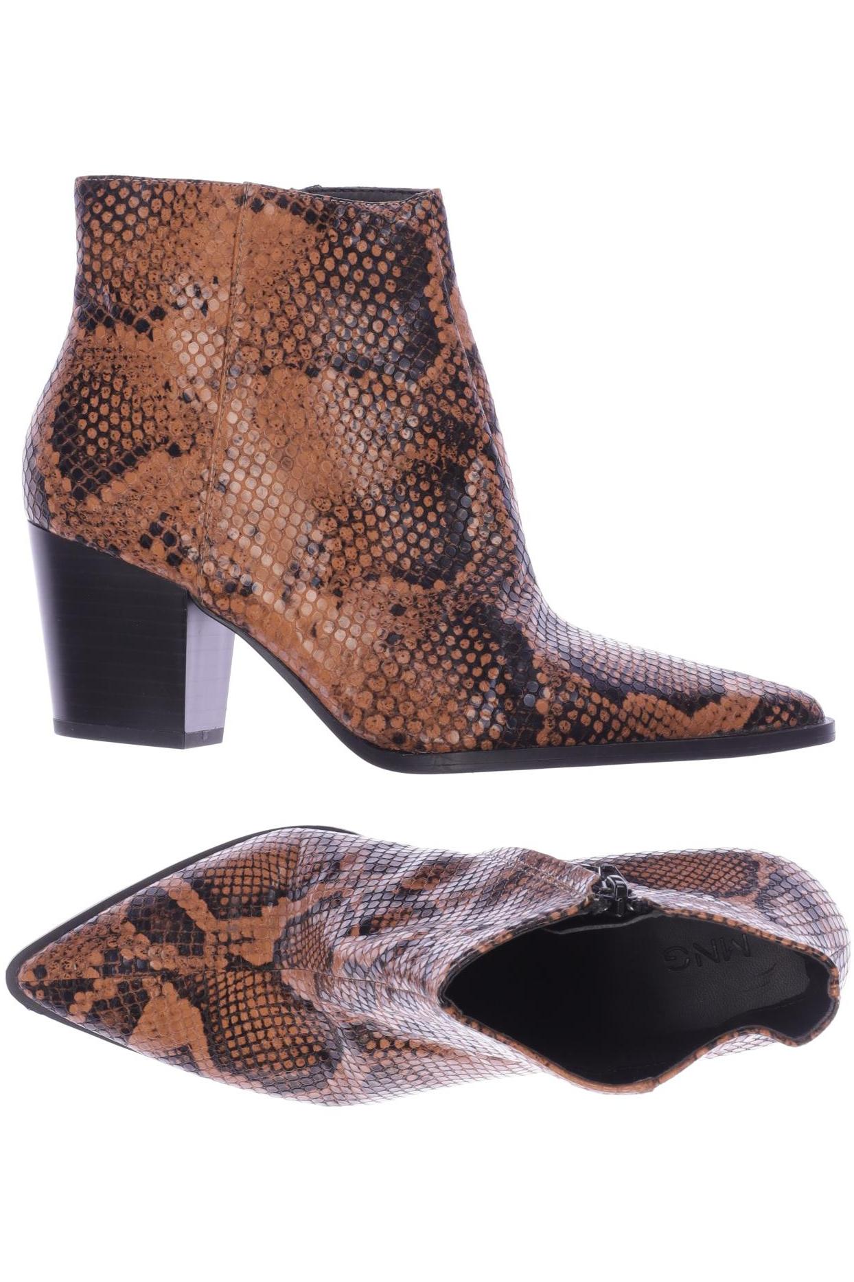 

MANGO Damen Stiefelette, orange
