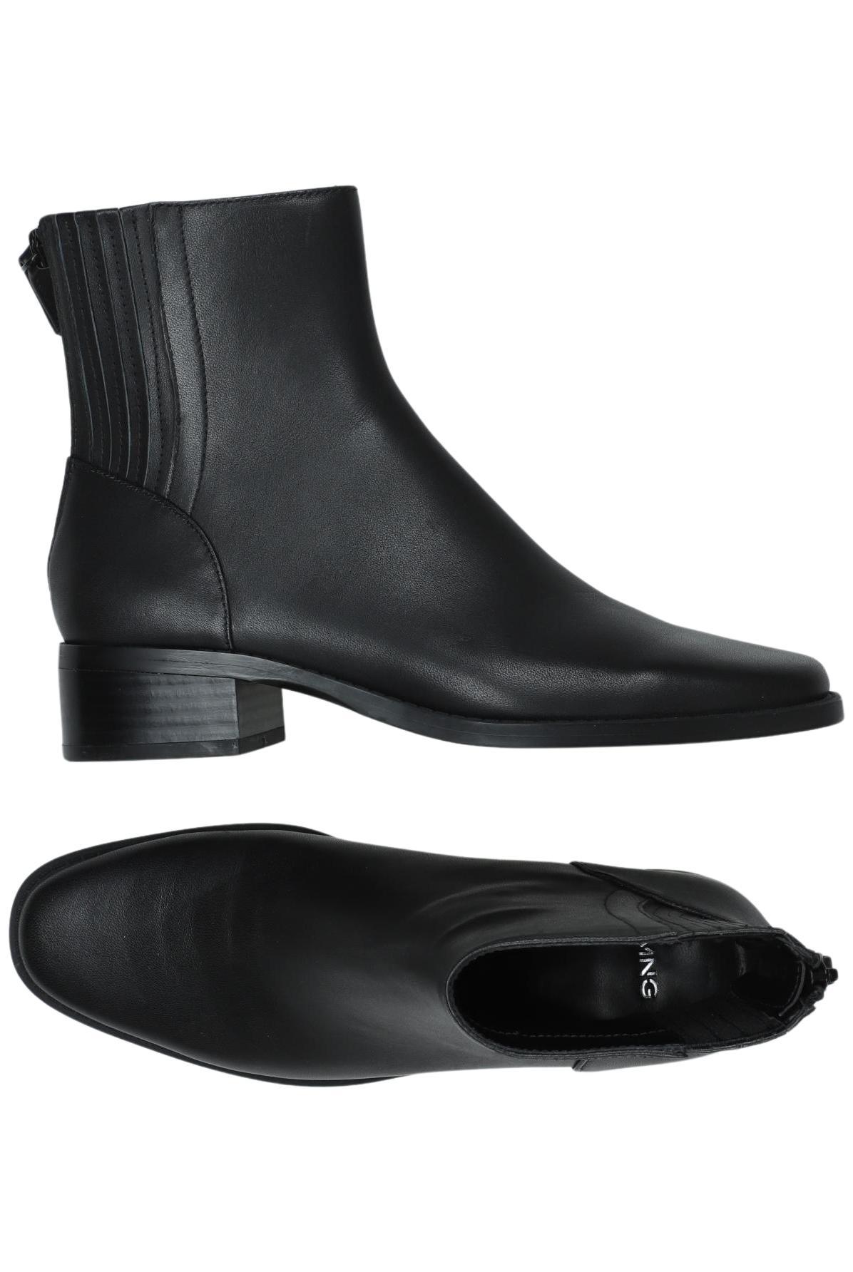 

Mango Damen Stiefelette, schwarz, Gr. 35