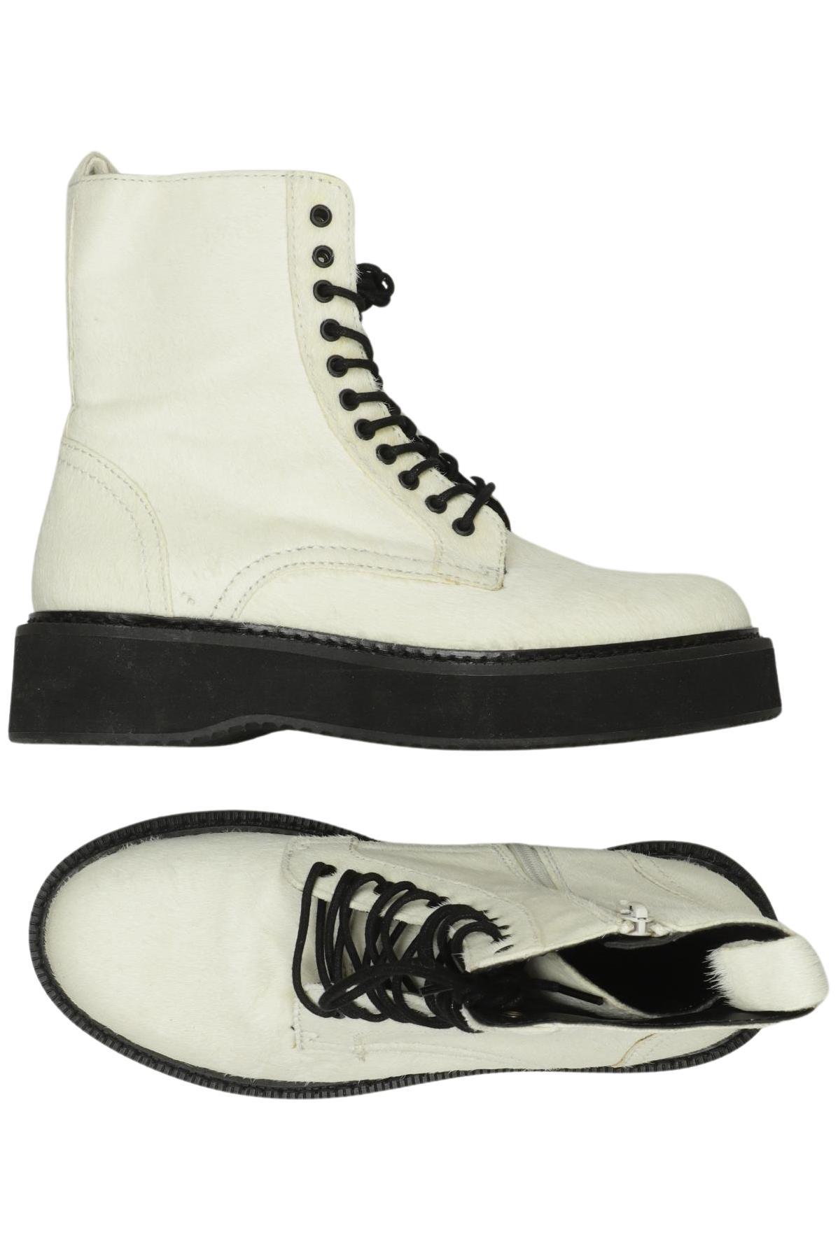 

Mango Damen Stiefelette, cremeweiß, Gr. 37