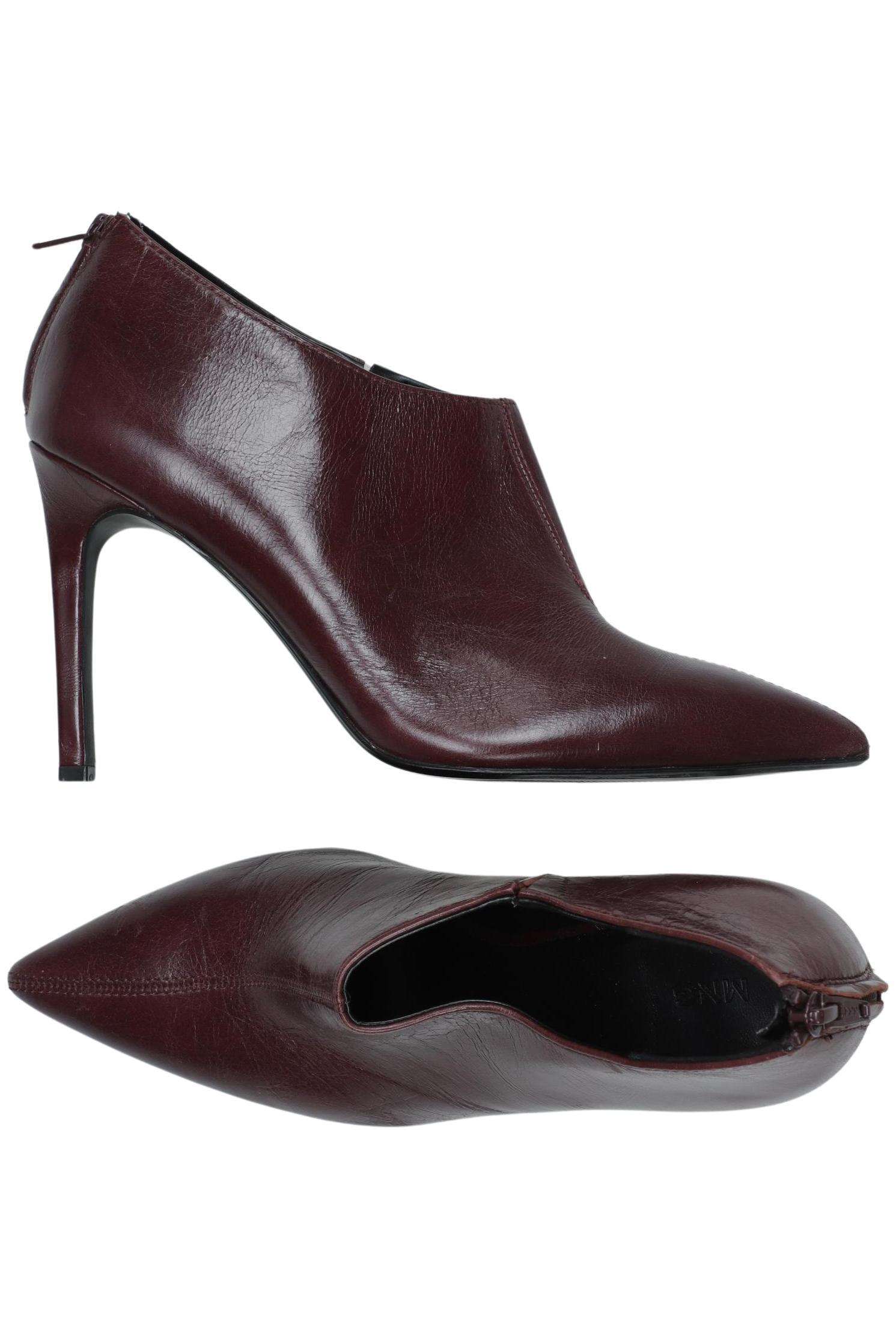 

Mango Damen Stiefelette, bordeaux, Gr. 38