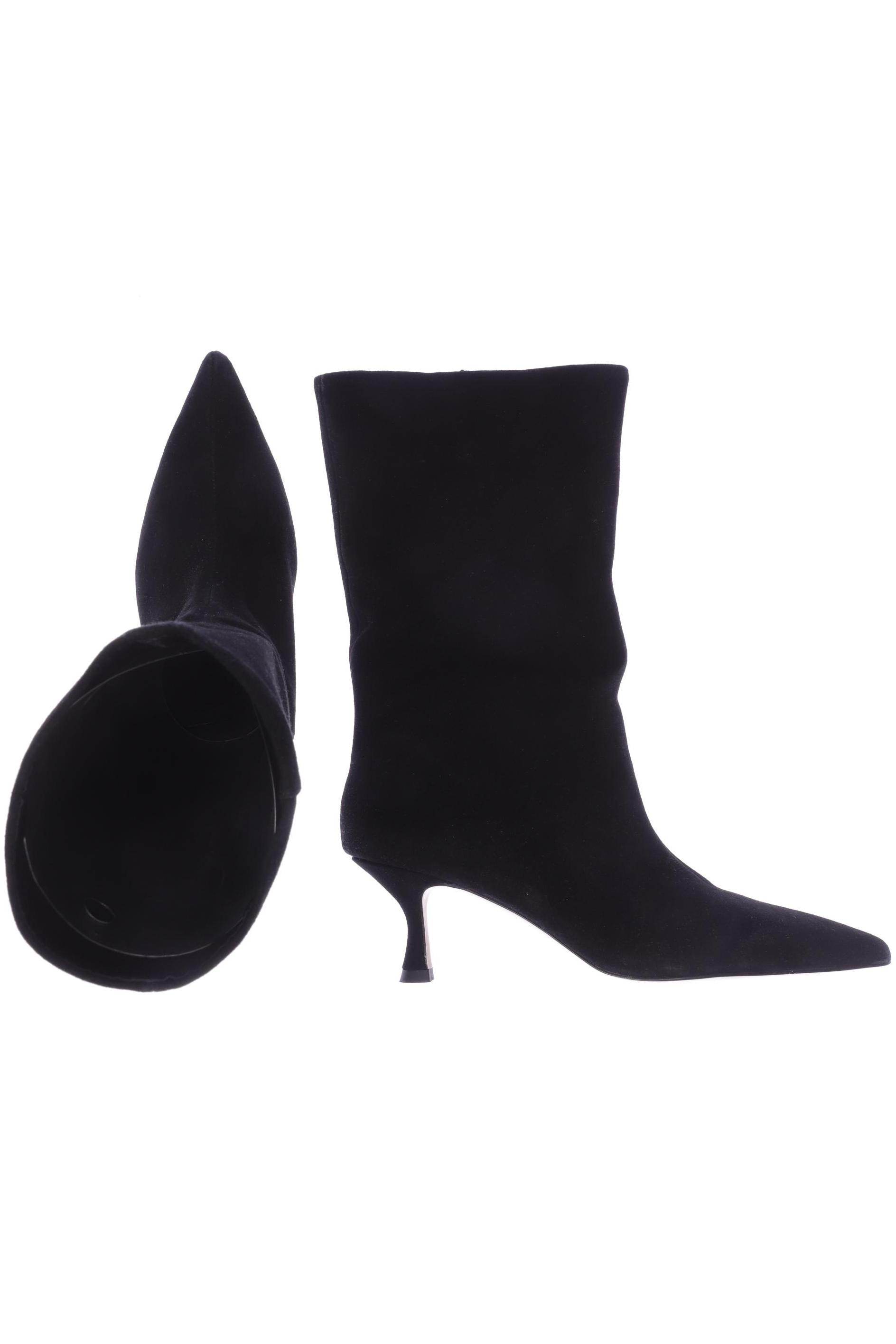

MANGO Damen Stiefelette, schwarz