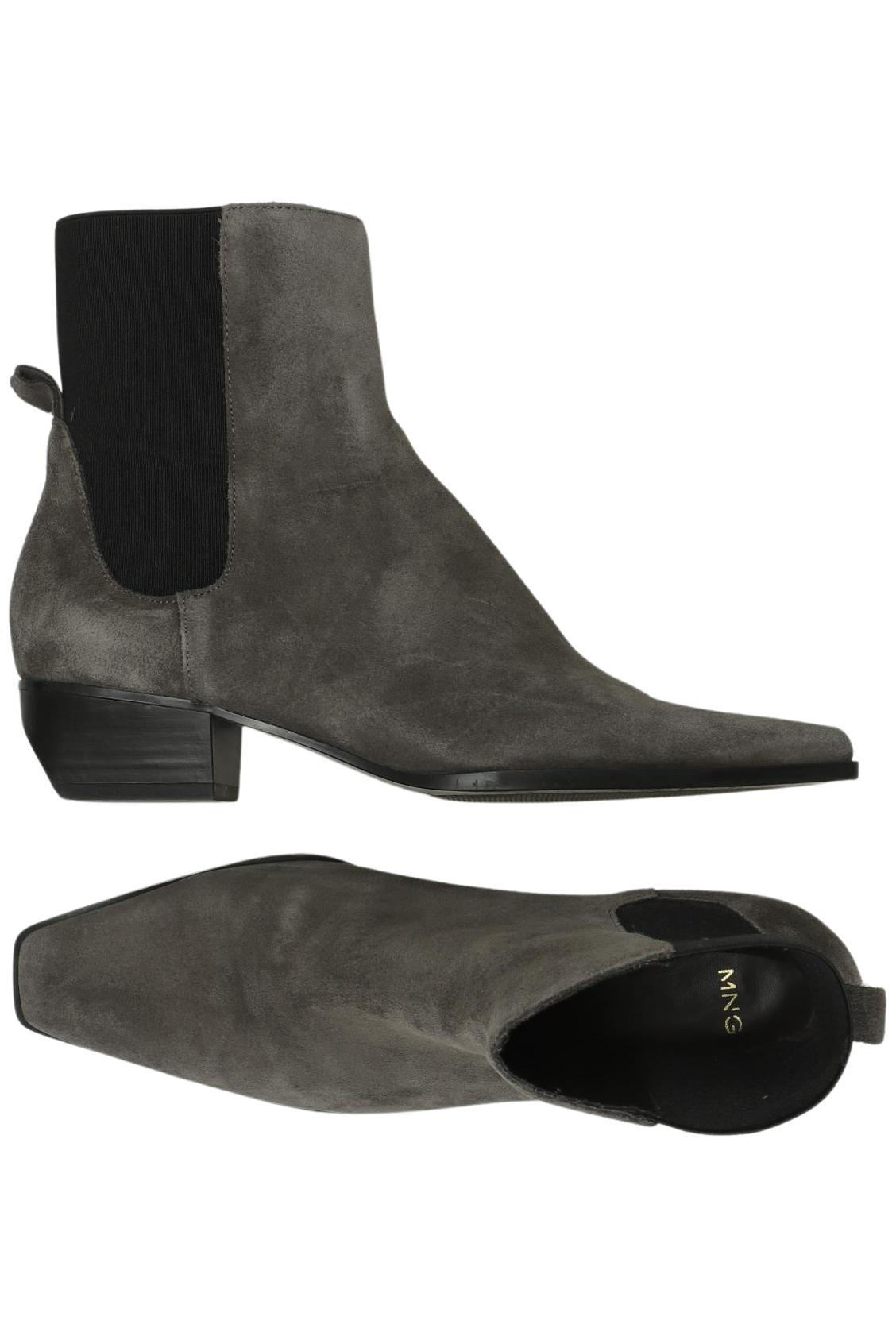 

Mango Damen Stiefelette, grau, Gr. 37
