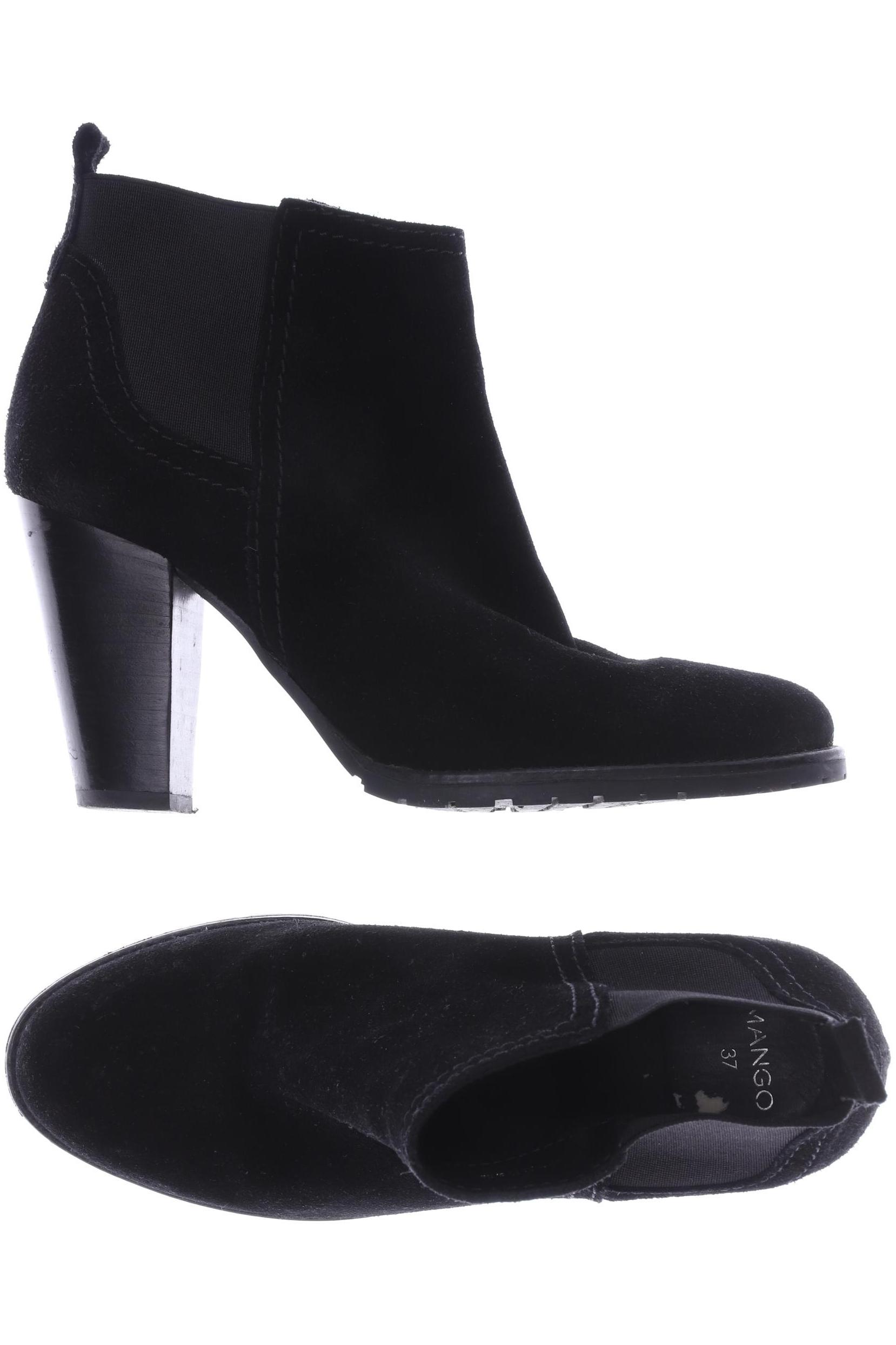 

MANGO Damen Stiefelette, schwarz