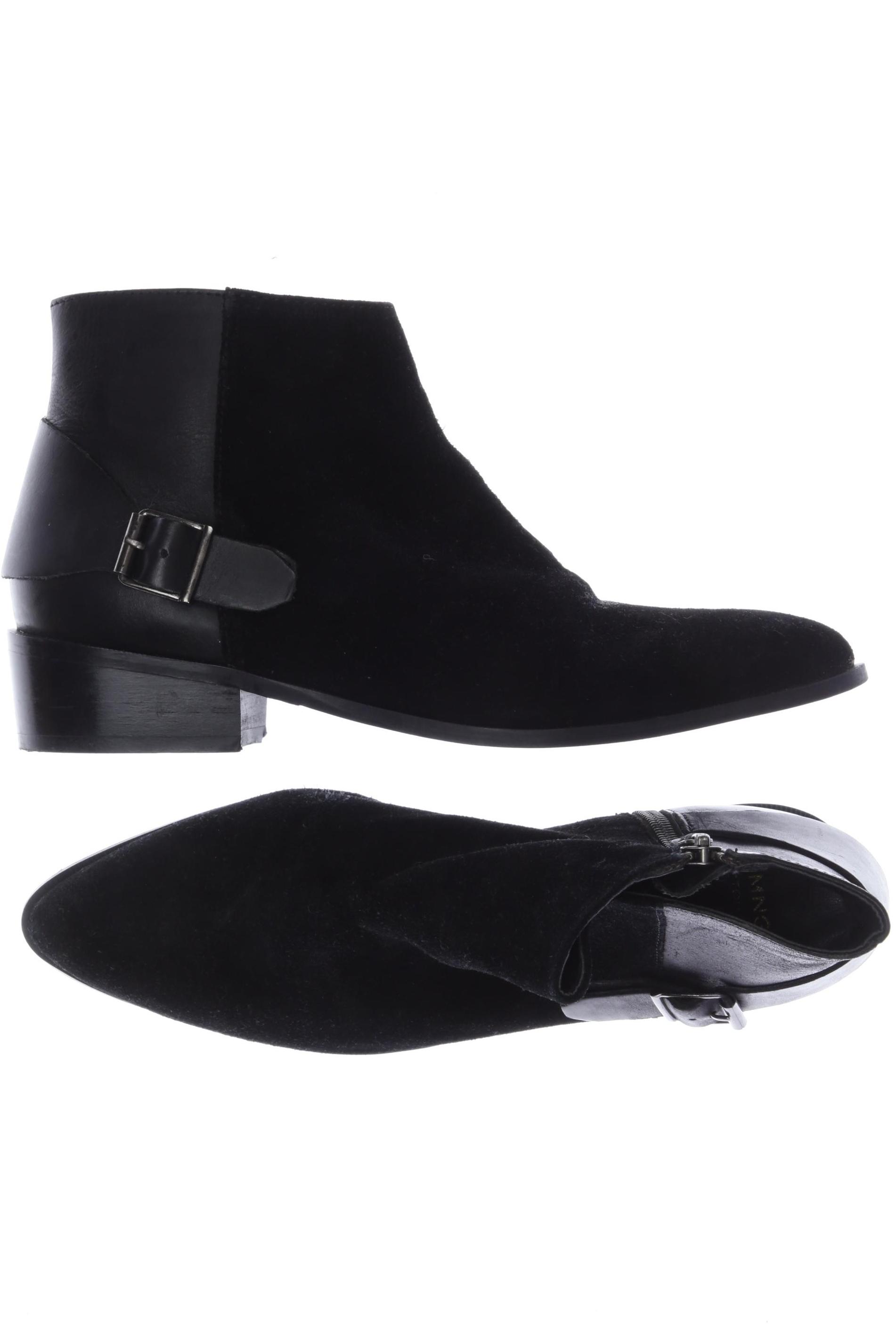 

Mango Damen Stiefelette, schwarz, Gr. 38