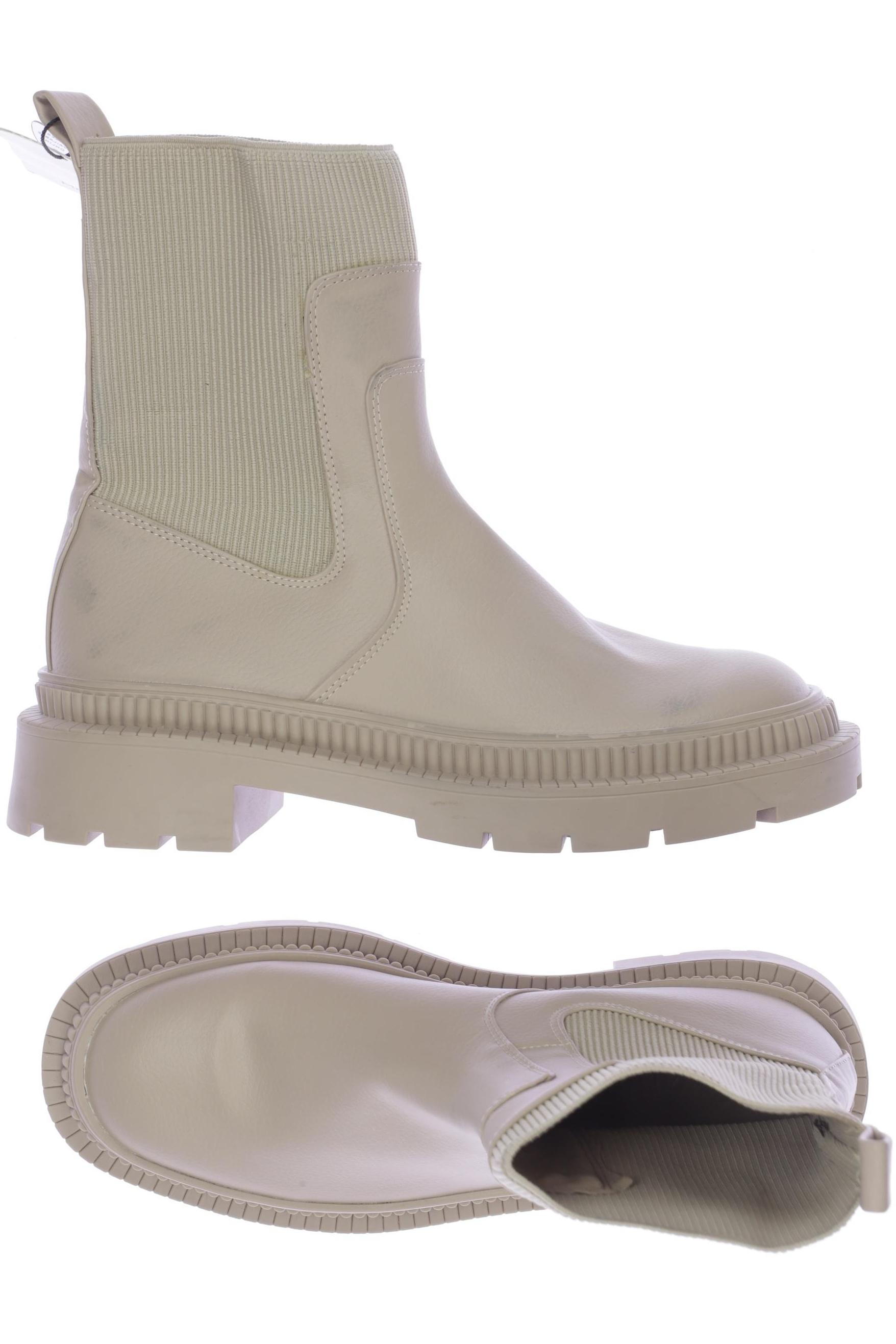 

Mango Damen Stiefelette, beige, Gr. 39