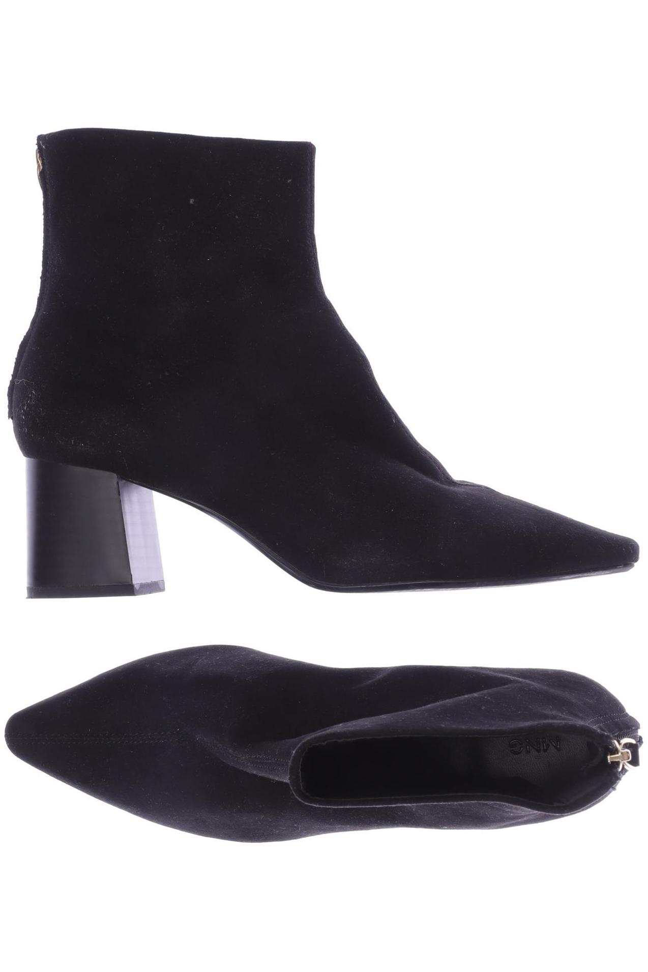 

MANGO Damen Stiefelette, schwarz