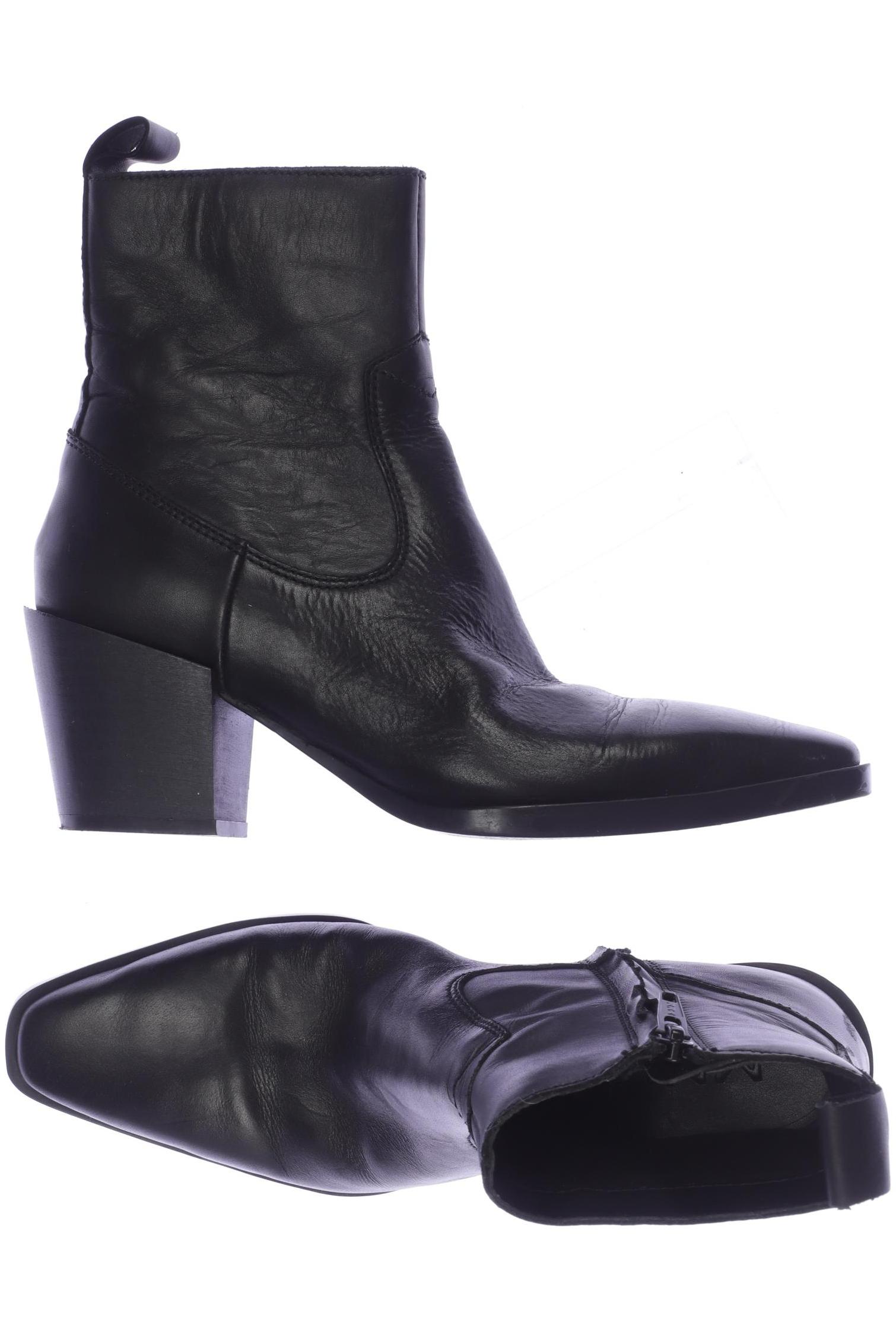 

MANGO Damen Stiefelette, schwarz