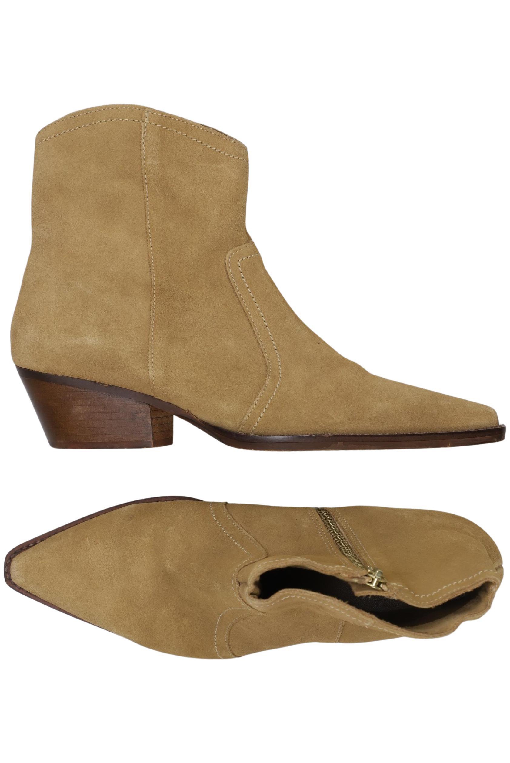 

Mango Damen Stiefelette, beige, Gr. 40