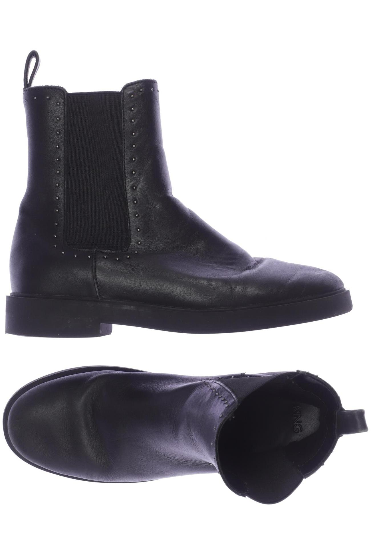 

Mango Damen Stiefelette, schwarz, Gr. 36