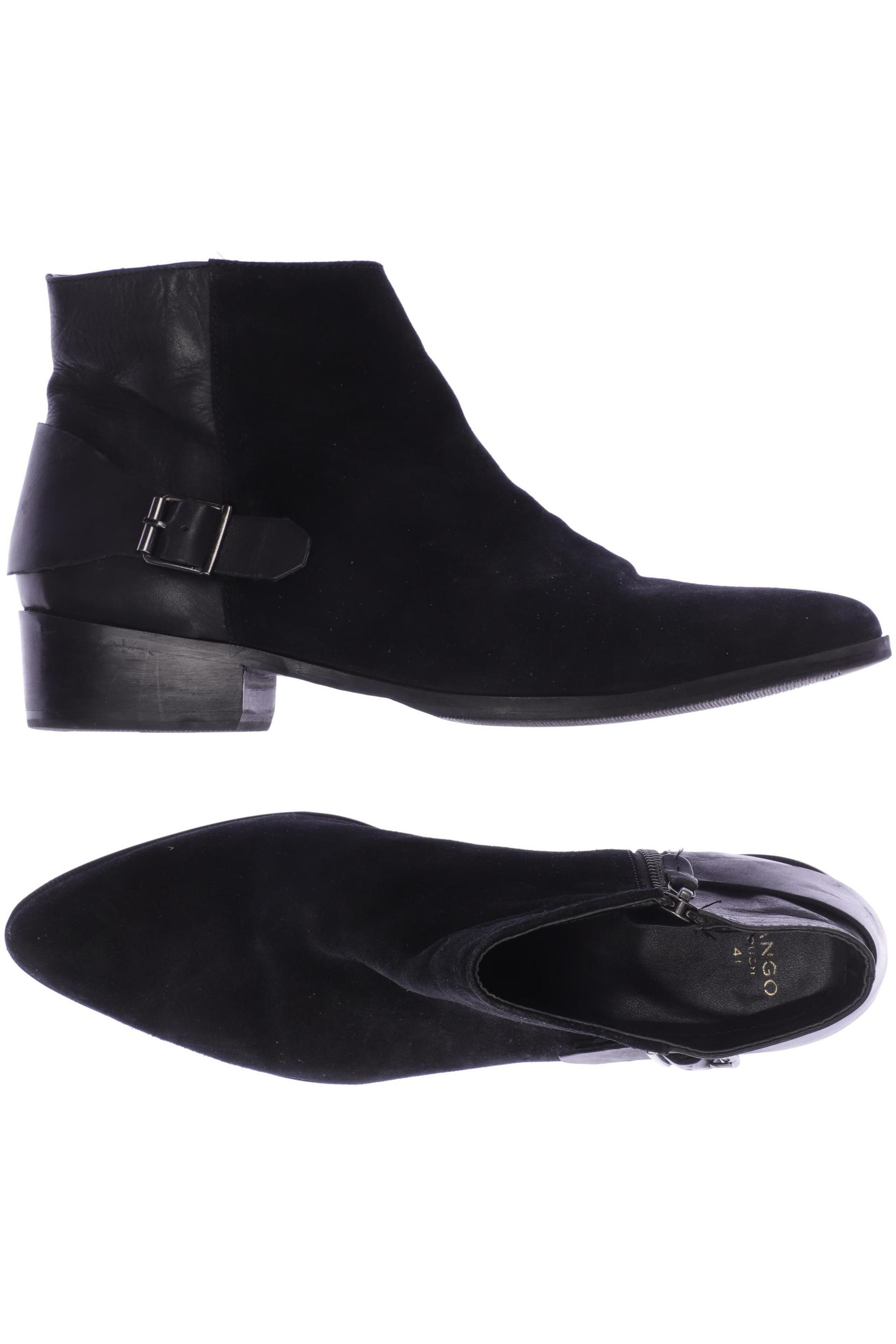 

MANGO Damen Stiefelette, schwarz