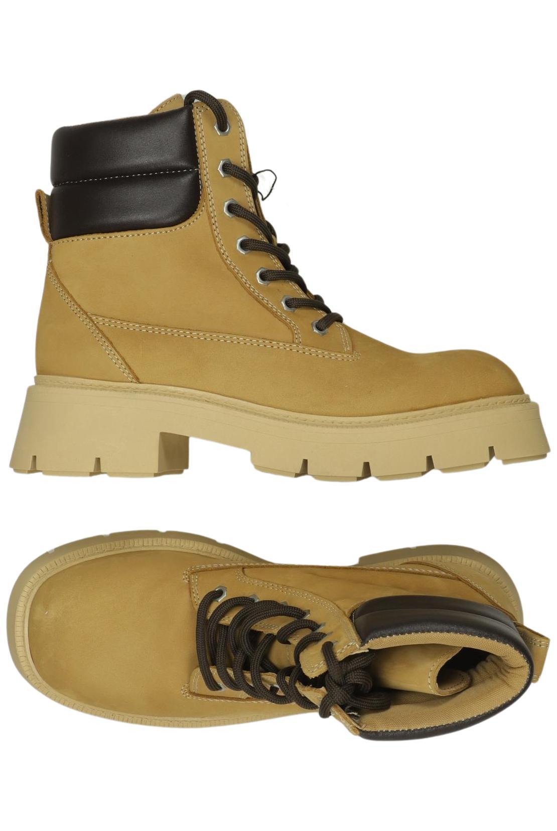 

Mango Damen Stiefelette, beige, Gr. 38