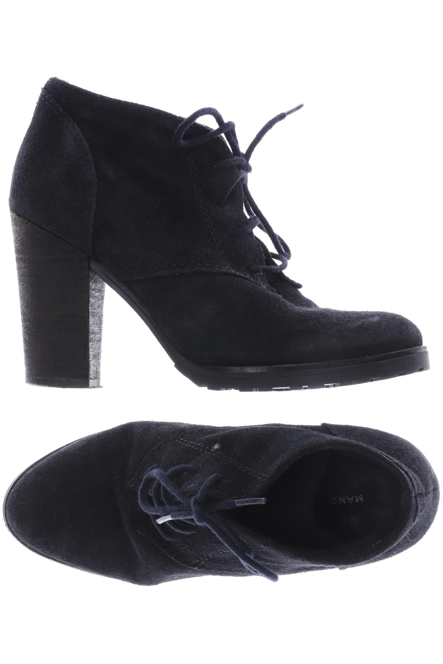 

MANGO Damen Stiefelette, marineblau