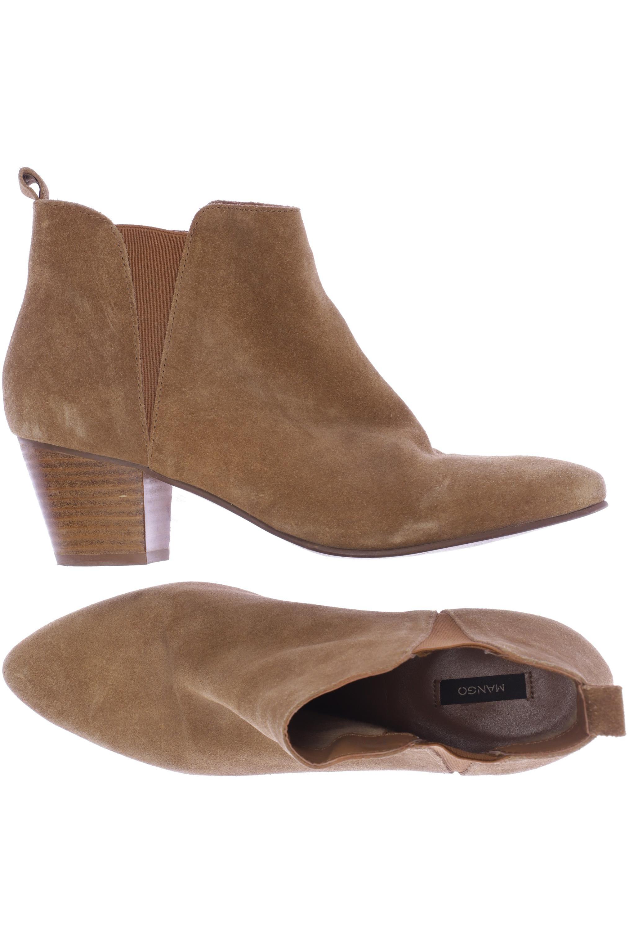 

Mango Damen Stiefelette, braun, Gr. 39