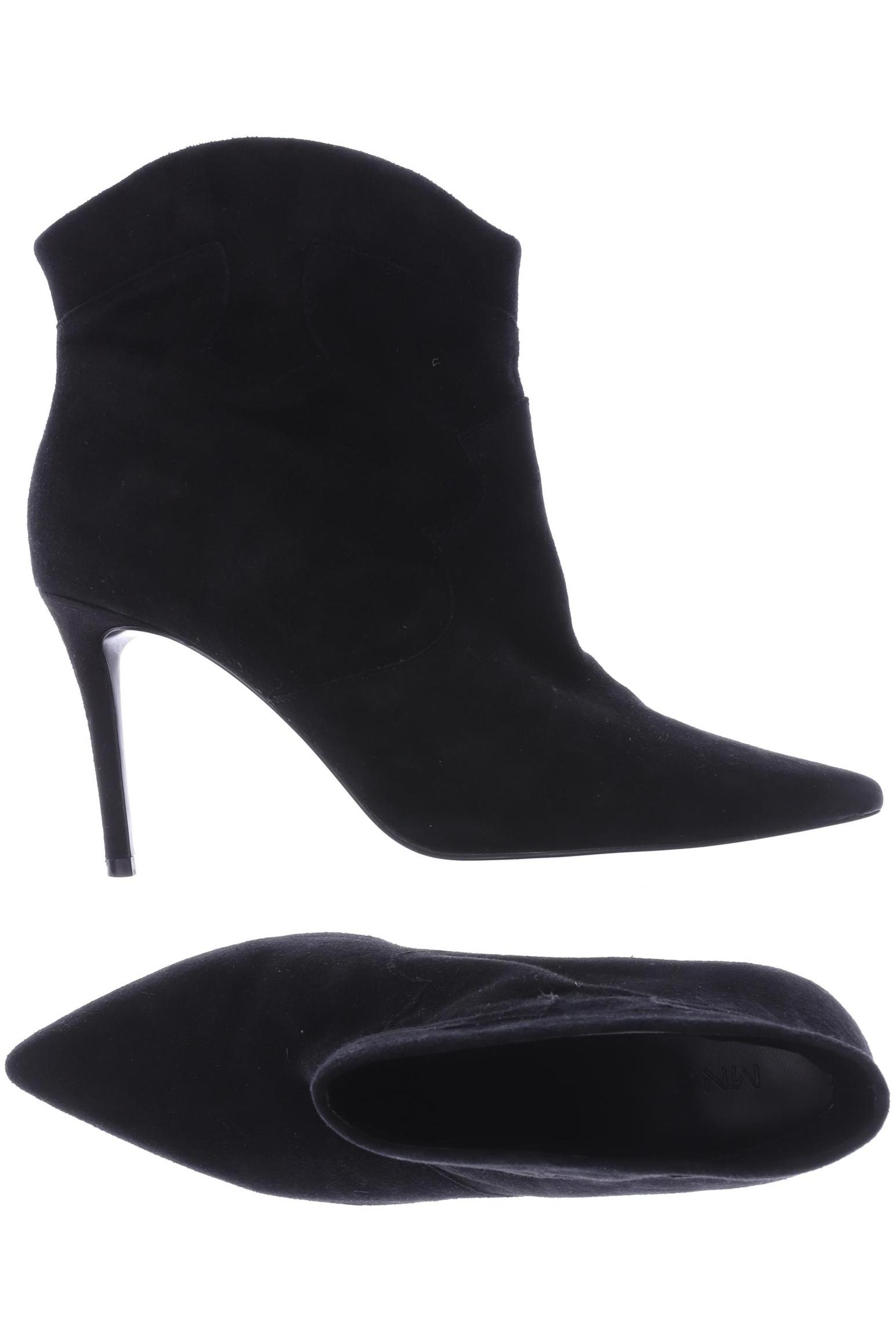 

MANGO Damen Stiefelette, schwarz