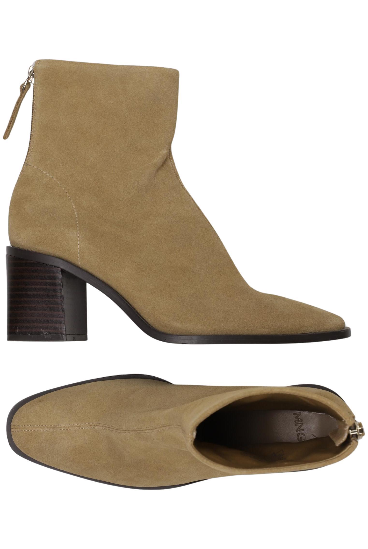 

Mango Damen Stiefelette, beige, Gr. 37