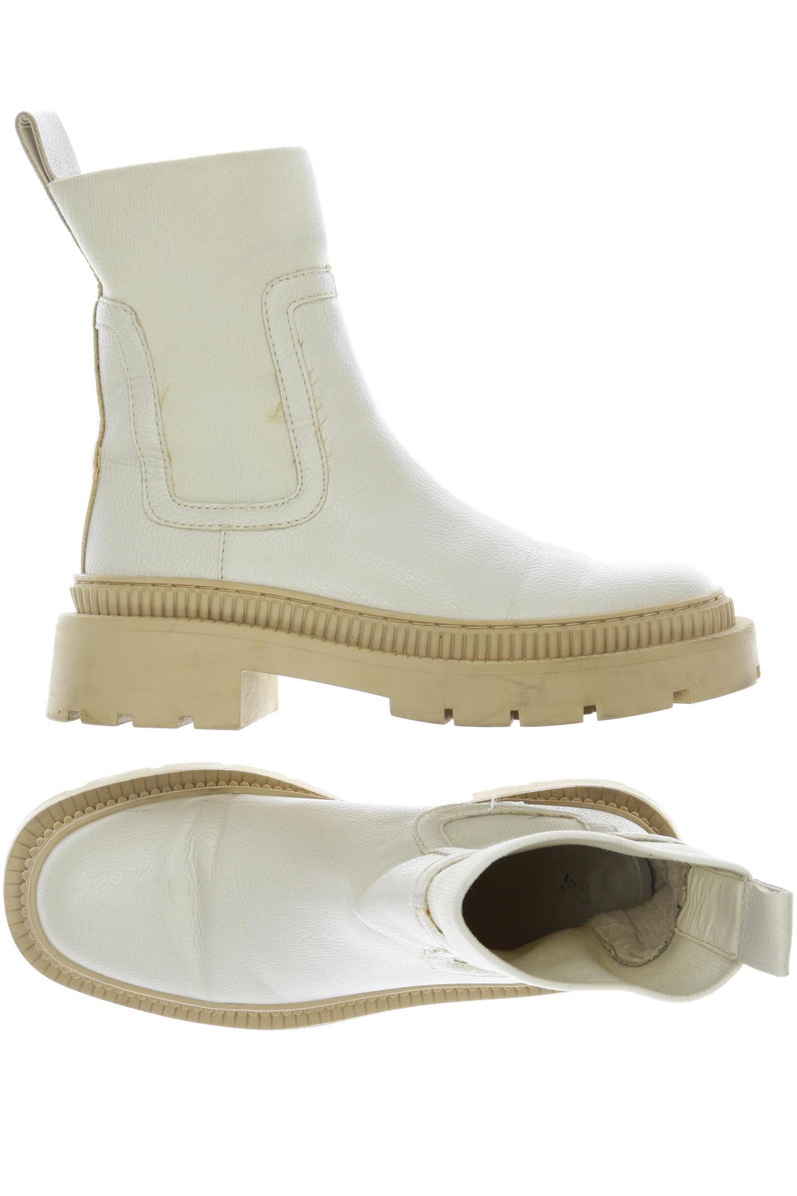 

Mango Damen Stiefelette, cremeweiß, Gr. 36