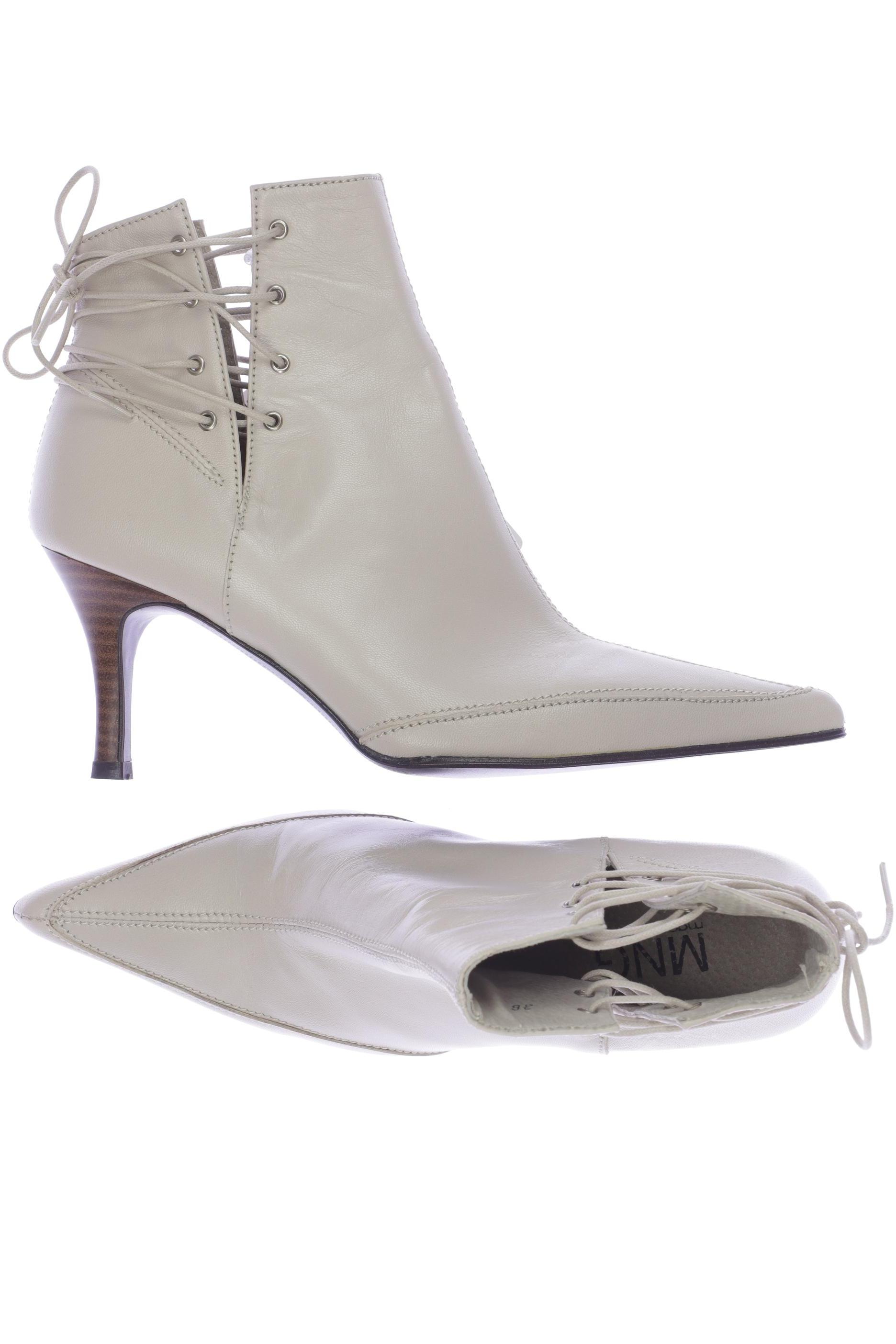 

Mango Damen Stiefelette, beige, Gr. 36