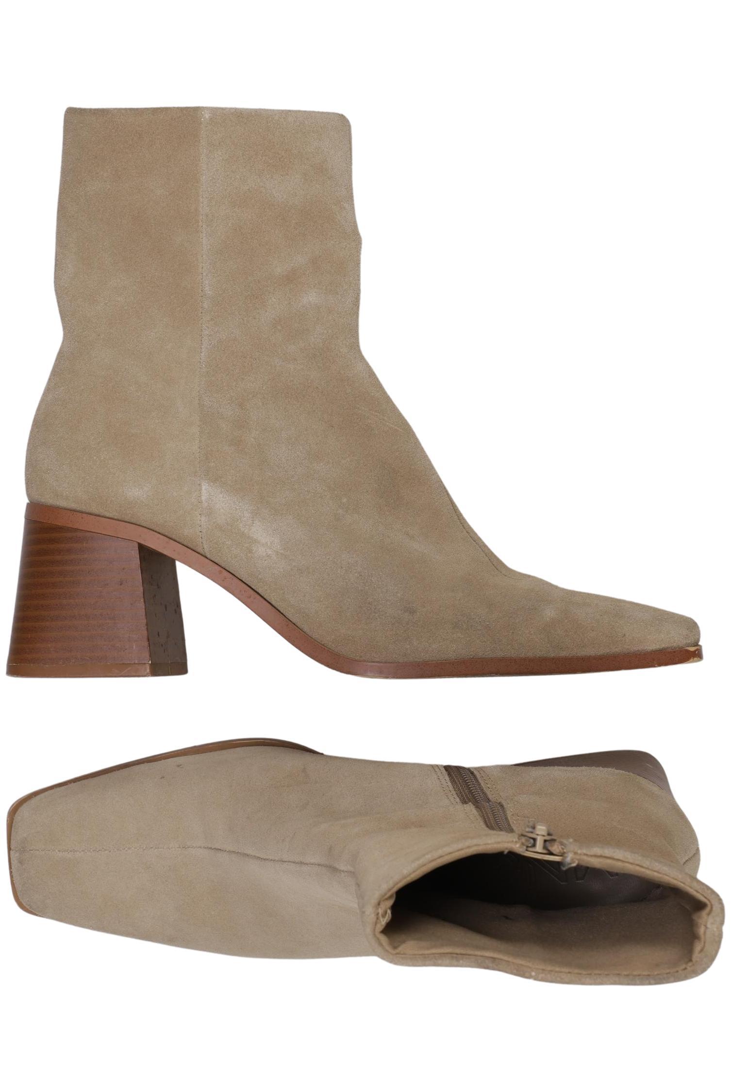 

Mango Damen Stiefelette, beige, Gr. 37