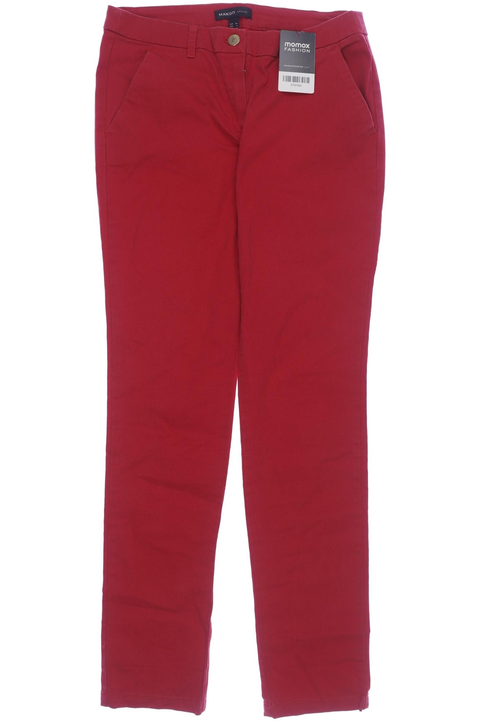 

Mango Damen Stoffhose, rot, Gr. 36