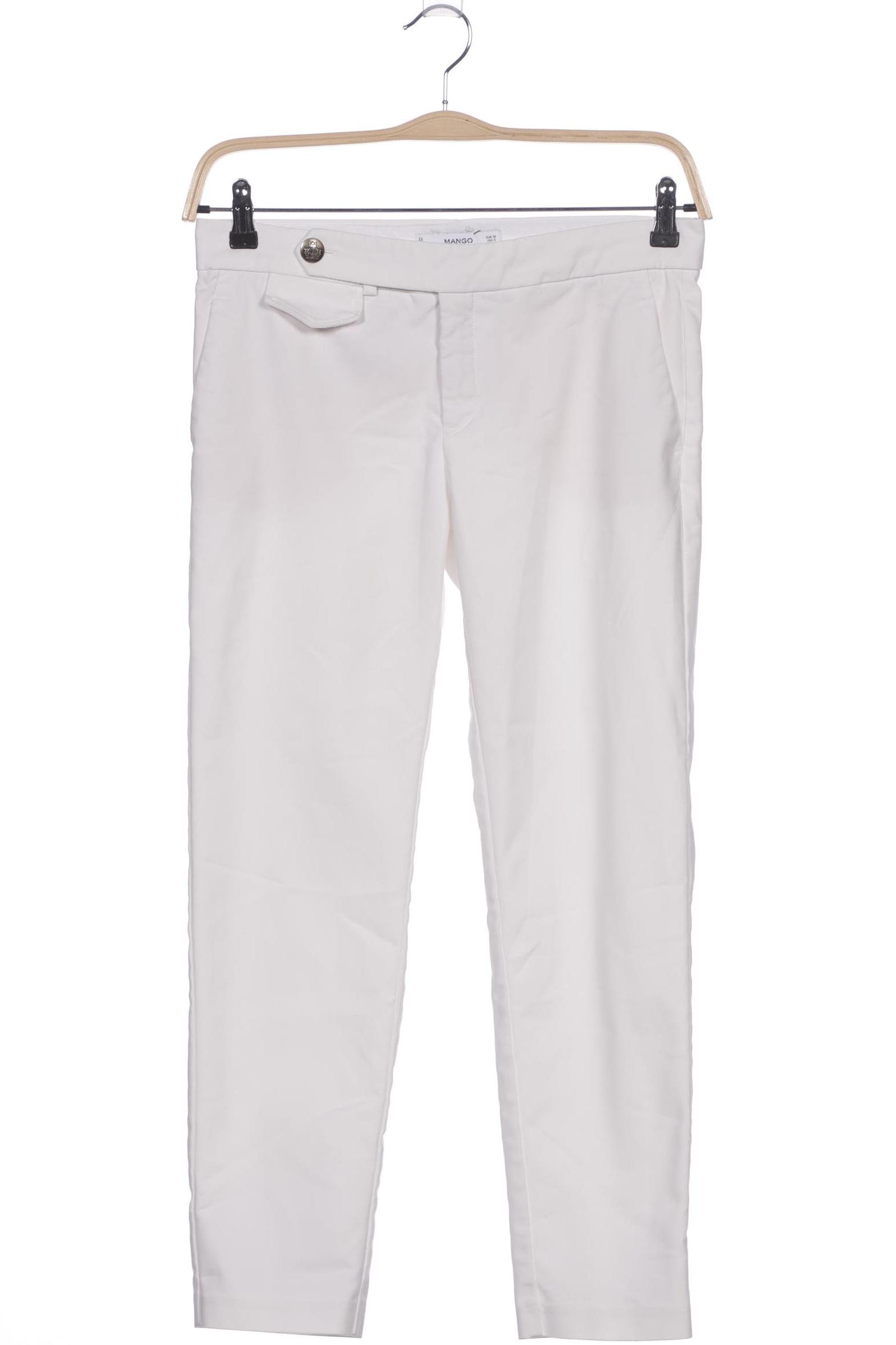 

Mango Damen Stoffhose, weiß, Gr. 38