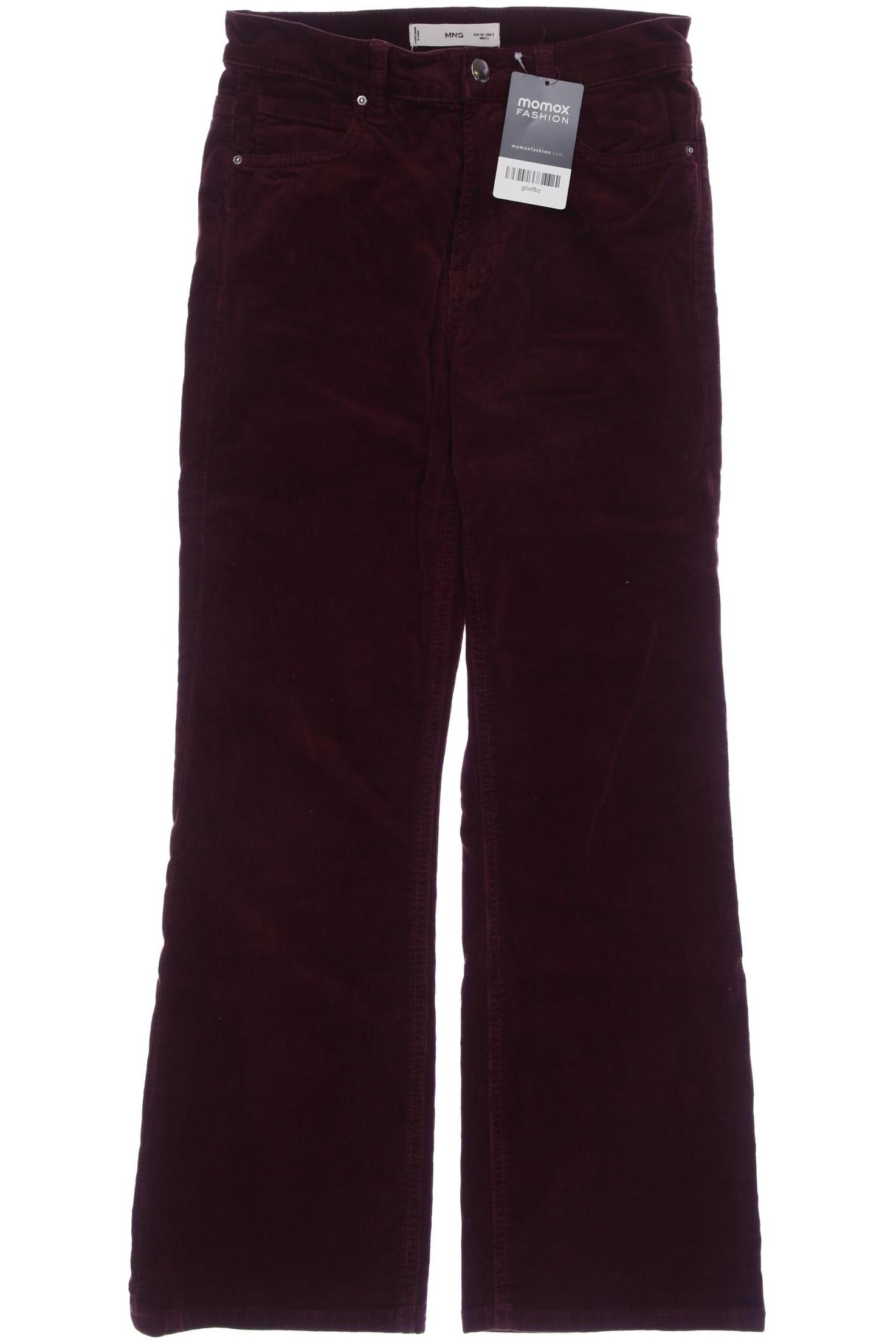 

Mango Damen Stoffhose, bordeaux, Gr. 34