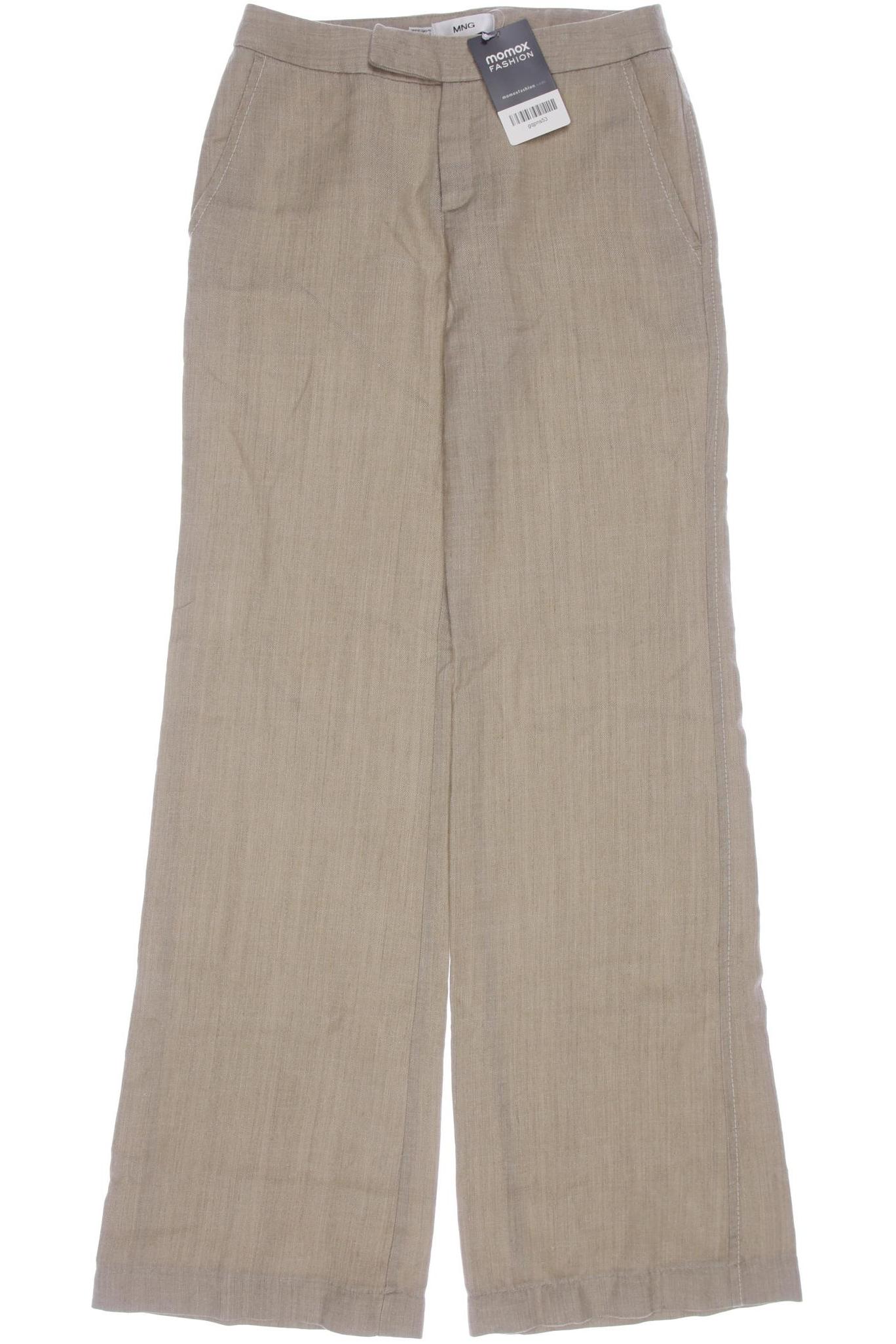 

Mango Damen Stoffhose, beige, Gr. 32
