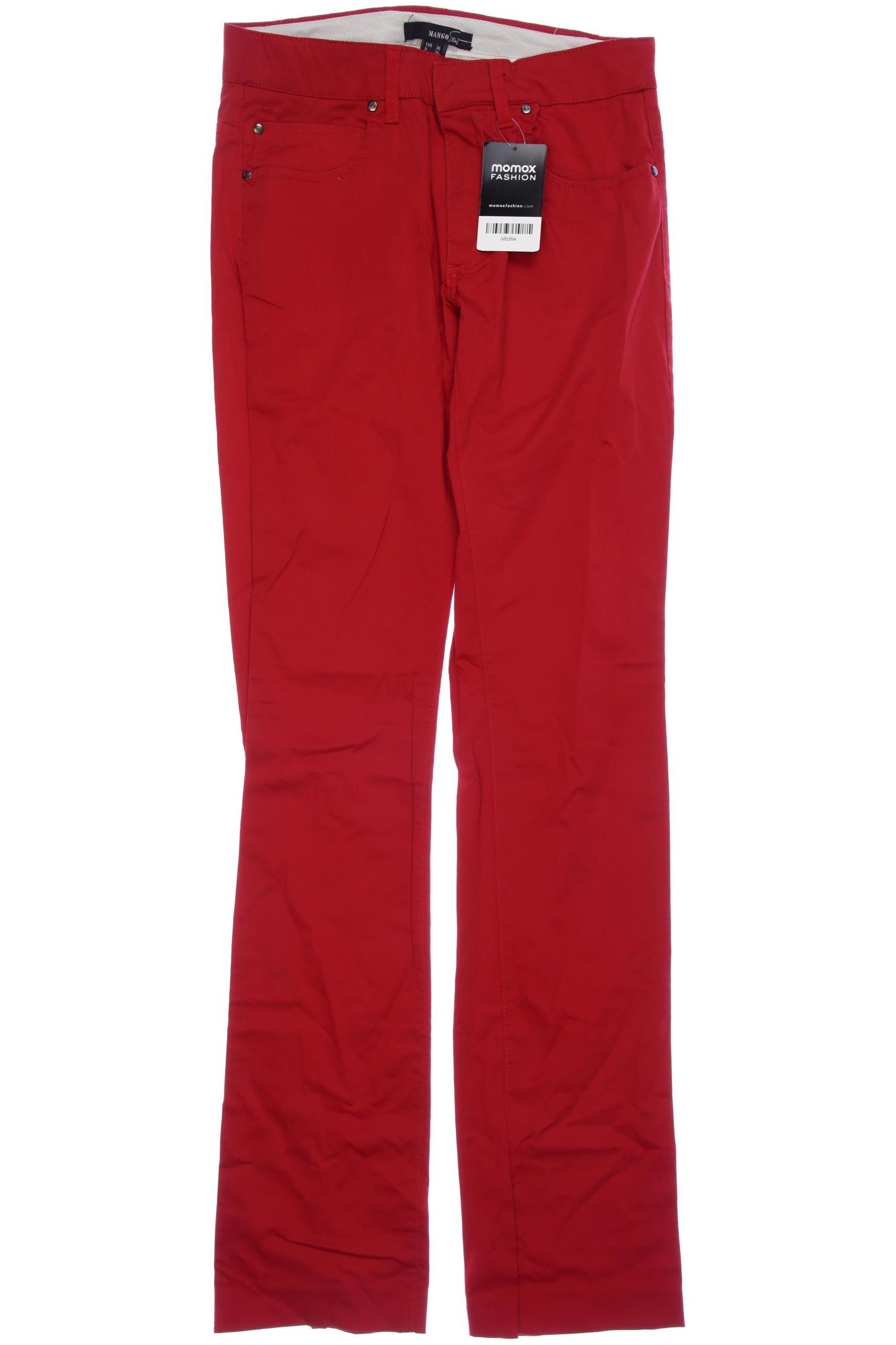 

Mango Damen Stoffhose, rot, Gr. 36