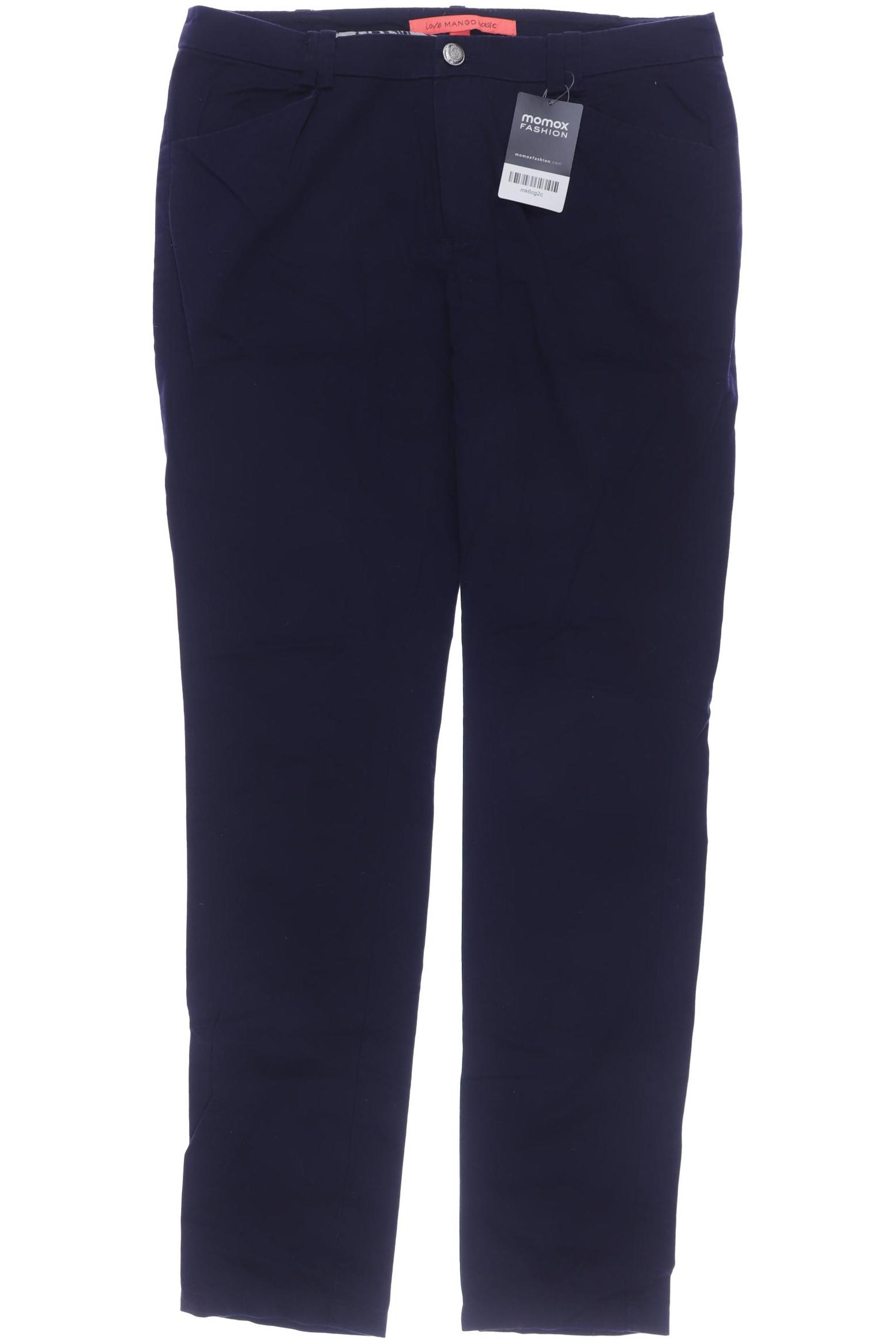 

MANGO Damen Stoffhose, marineblau