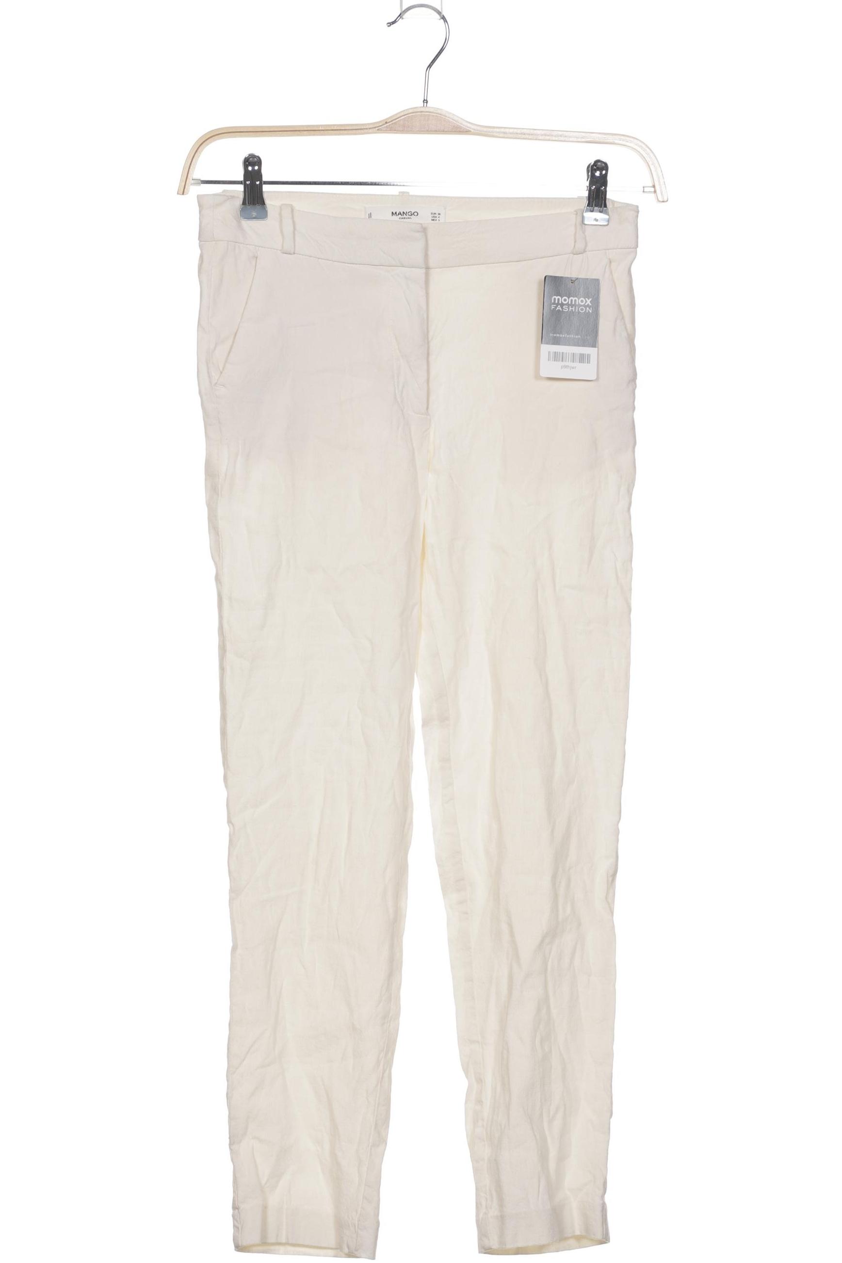 

Mango Damen Stoffhose, cremeweiß, Gr. 36