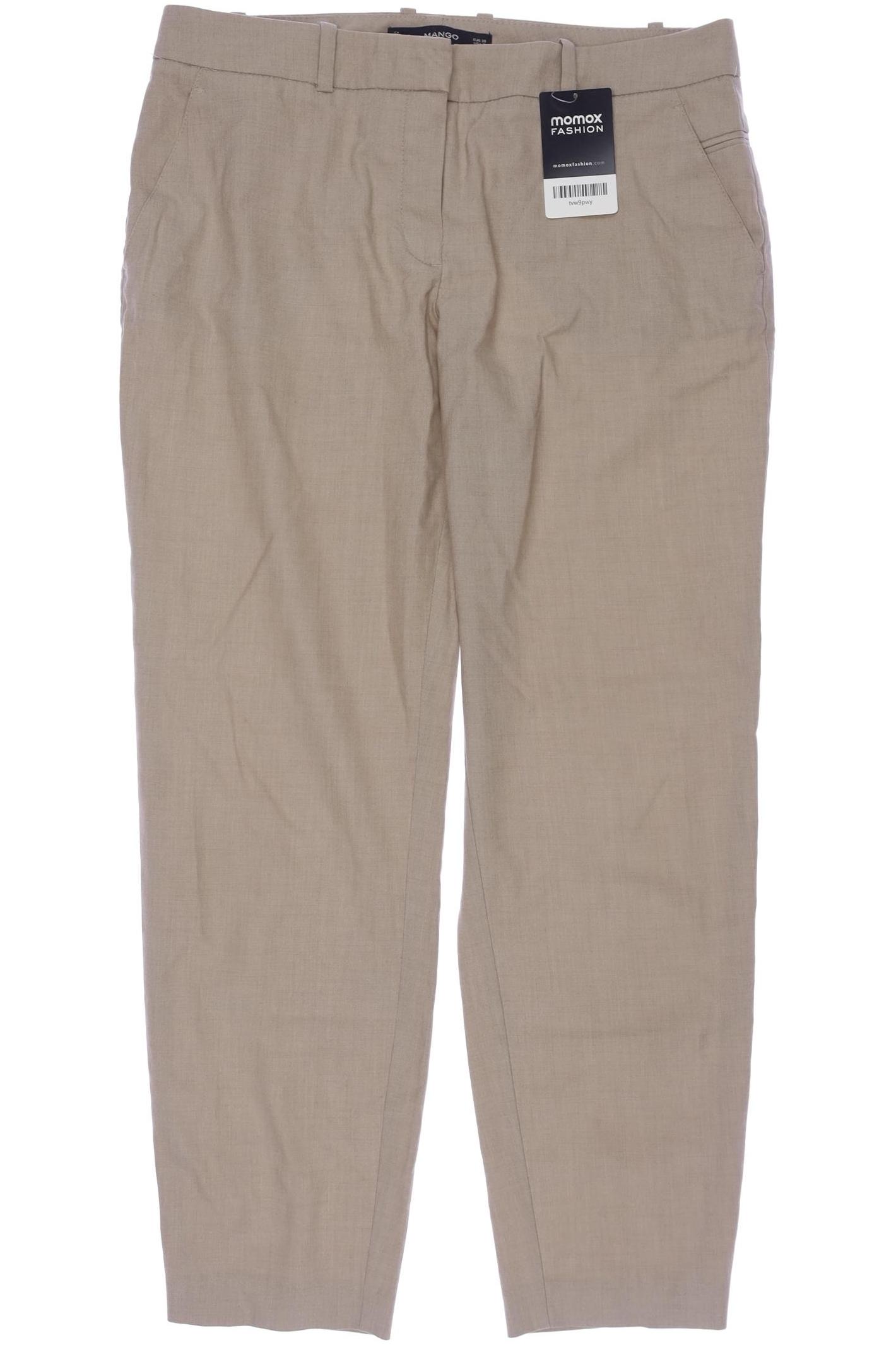 

Mango Damen Stoffhose, beige, Gr. 38