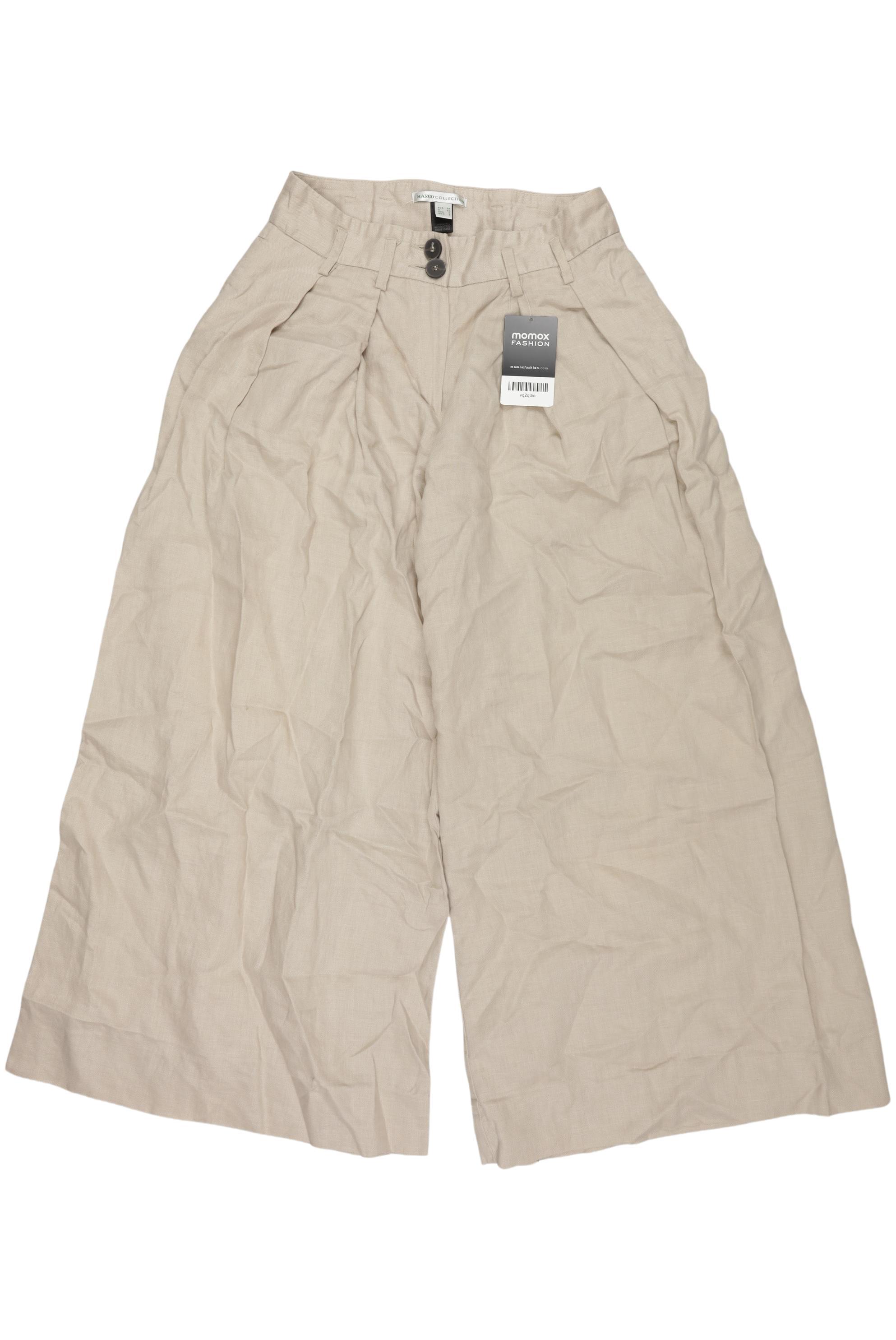 

Mango Damen Stoffhose, beige, Gr. 36