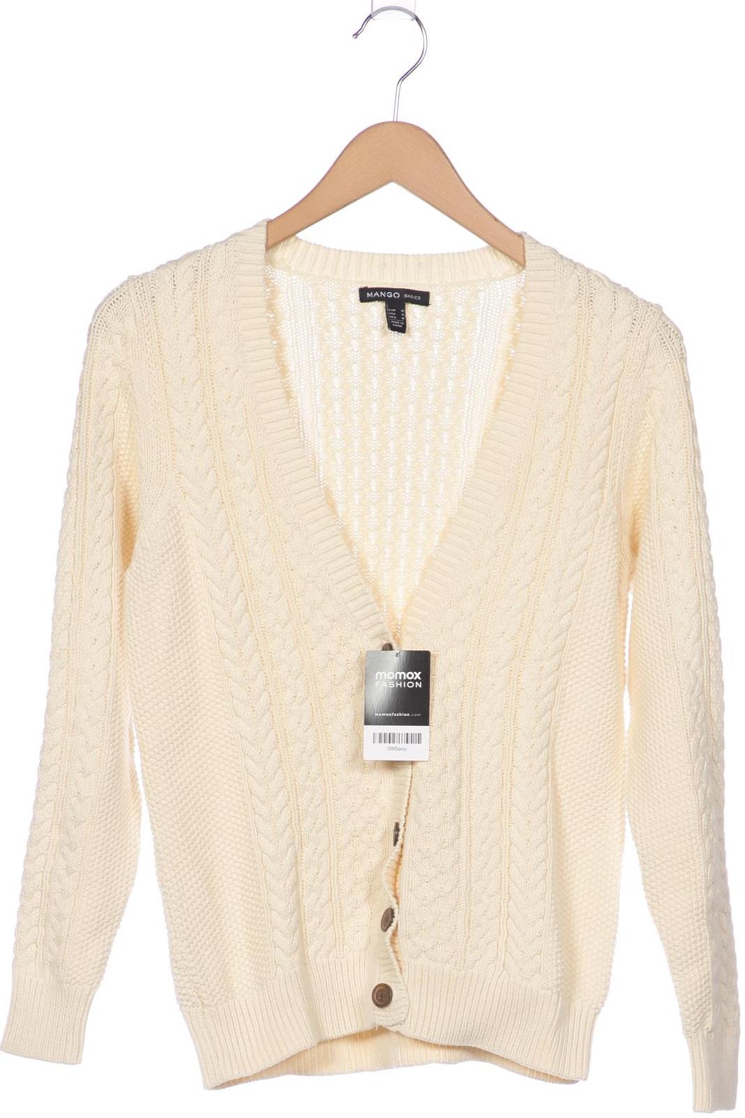 

Mango Damen Strickjacke, cremeweiß, Gr. 38