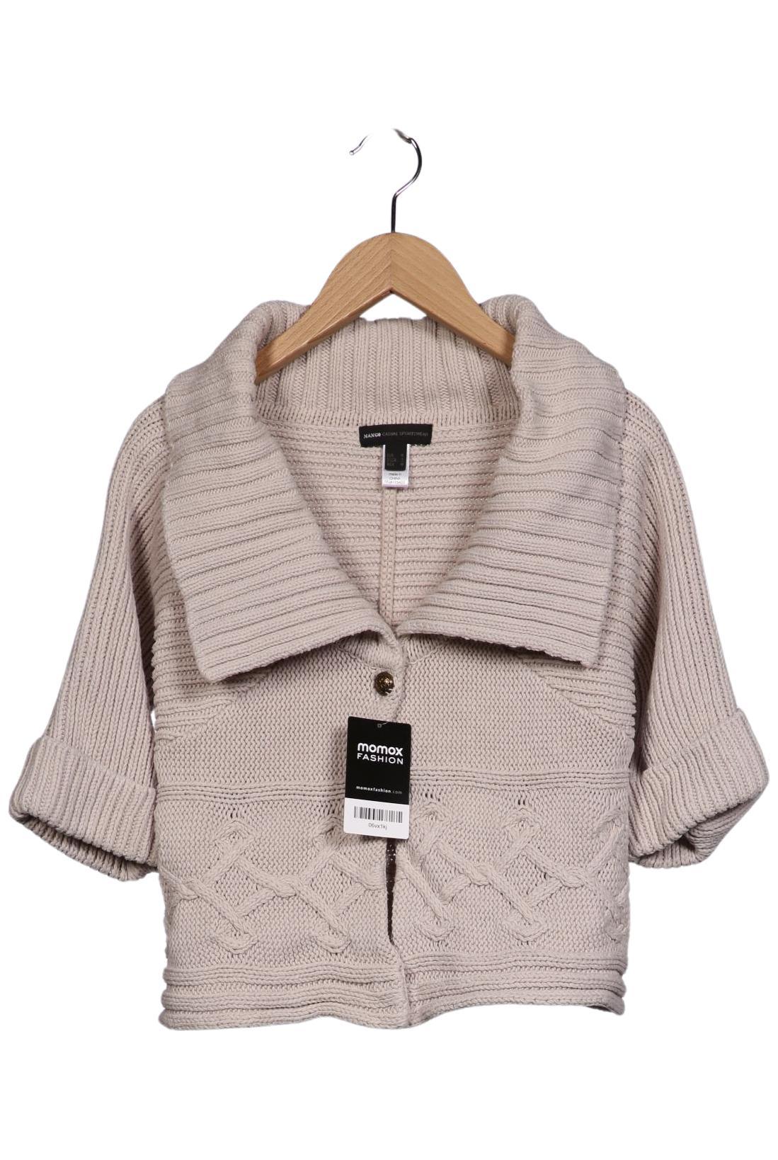 

Mango Damen Strickjacke, beige, Gr. 38