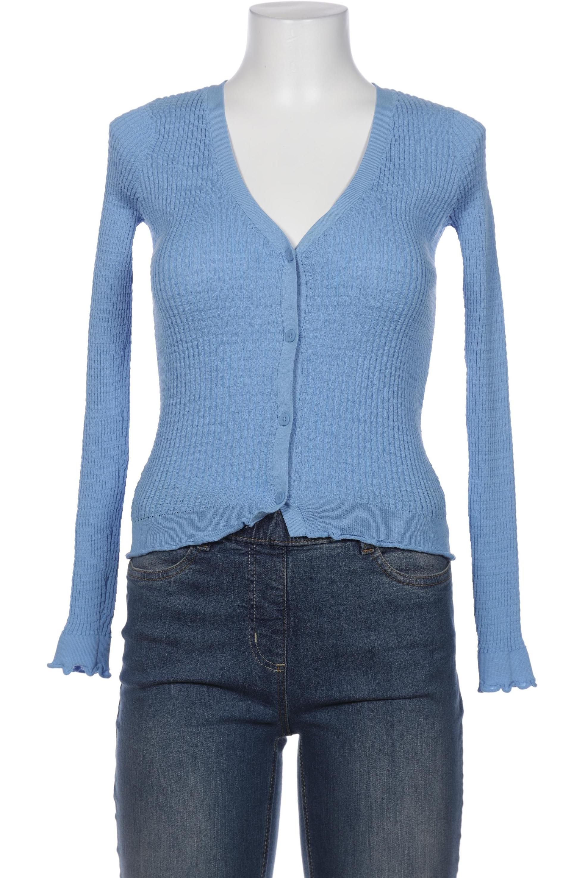 

Mango Damen Strickjacke, blau, Gr. 36