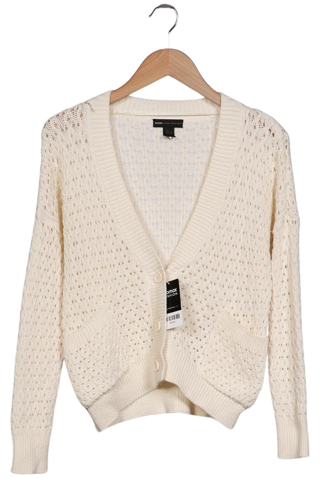 

Mango Damen Strickjacke, cremeweiß, Gr. 36