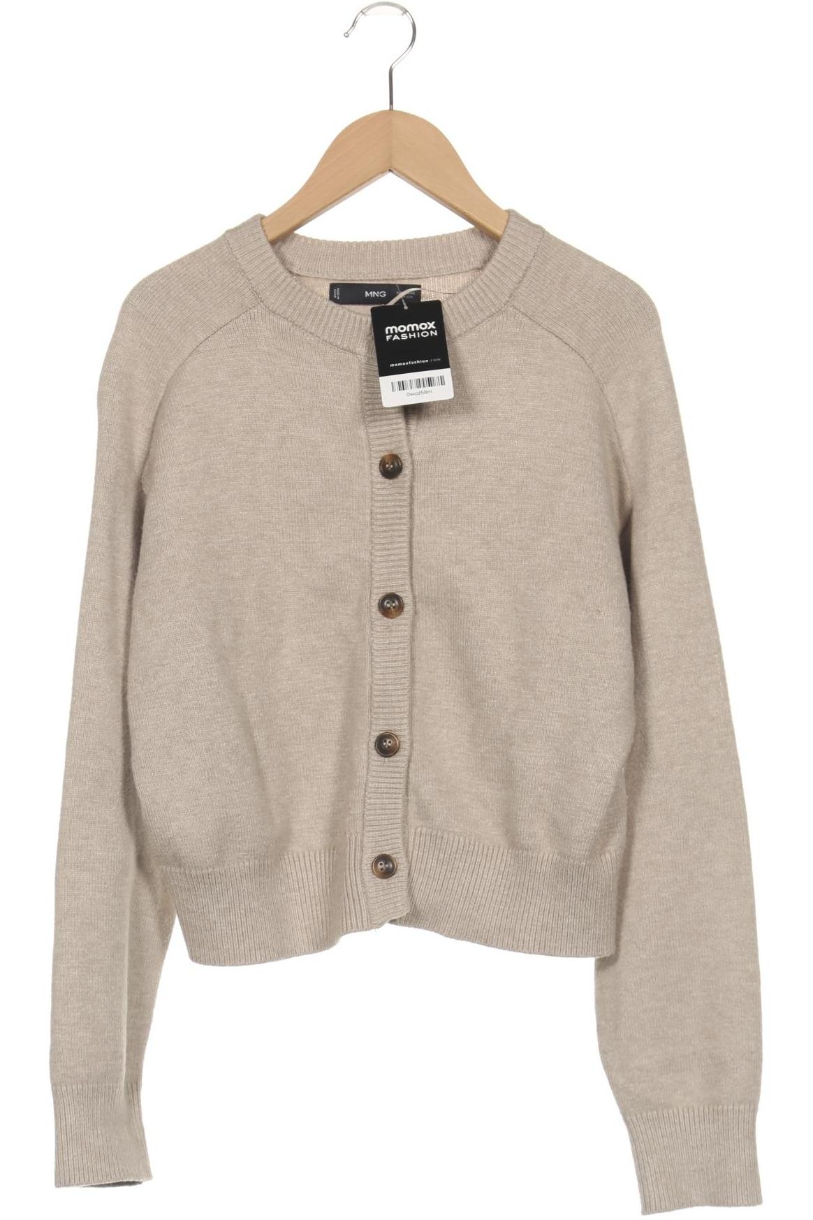 

Mango Damen Strickjacke, beige, Gr. 34