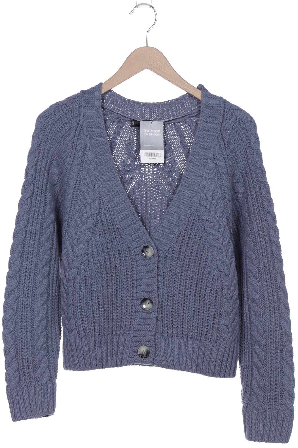 

Mango Damen Strickjacke, blau, Gr. 36
